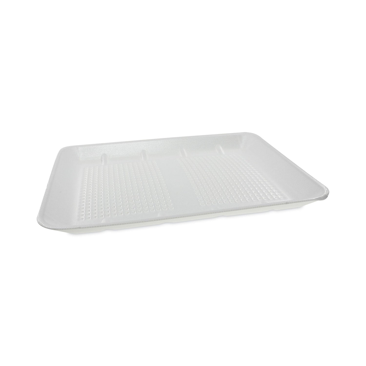 Supermarket Tray, #1014 Family Pack Tray, 13.88 x 9.88 x 1, White, Foam, 100/Carton