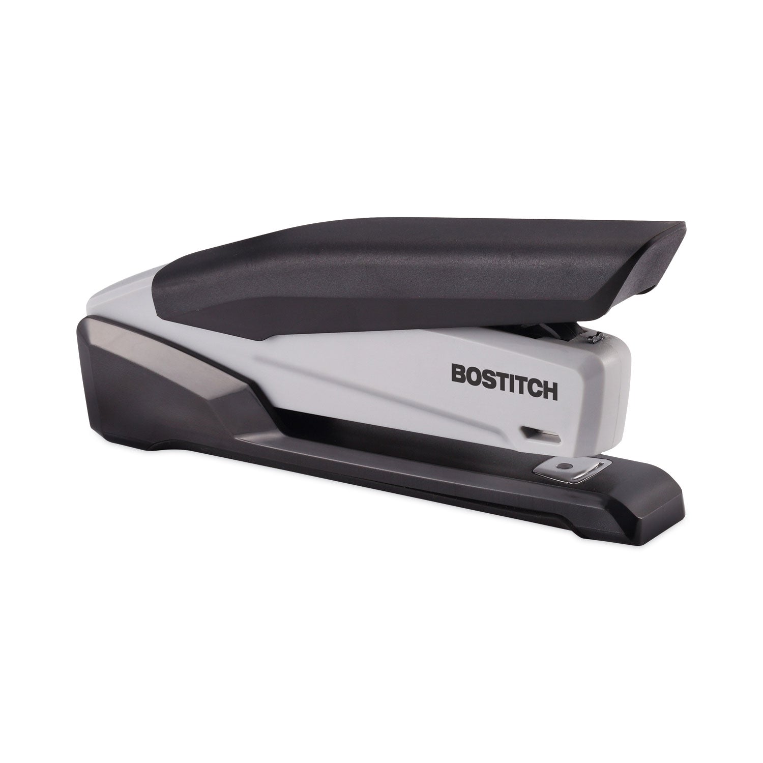 Bostitch® EcoStapler Spring-Powered Desktop Stapler with Antimicrobial Protection, 20-Sheet Capacity, Gray/Black