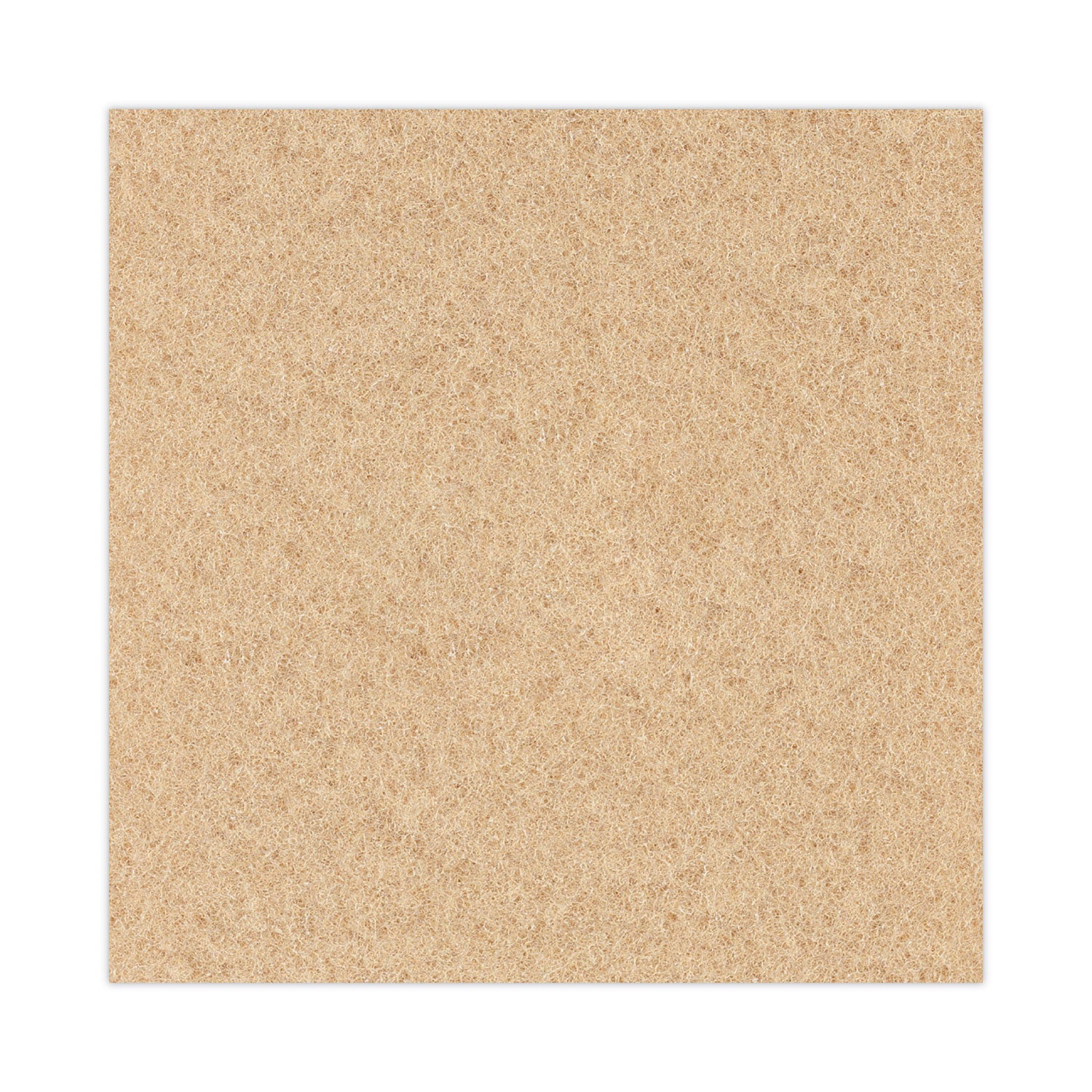 Boardwalk® Burnishing Floor Pads, 20" Diameter, Tan, 5/Carton