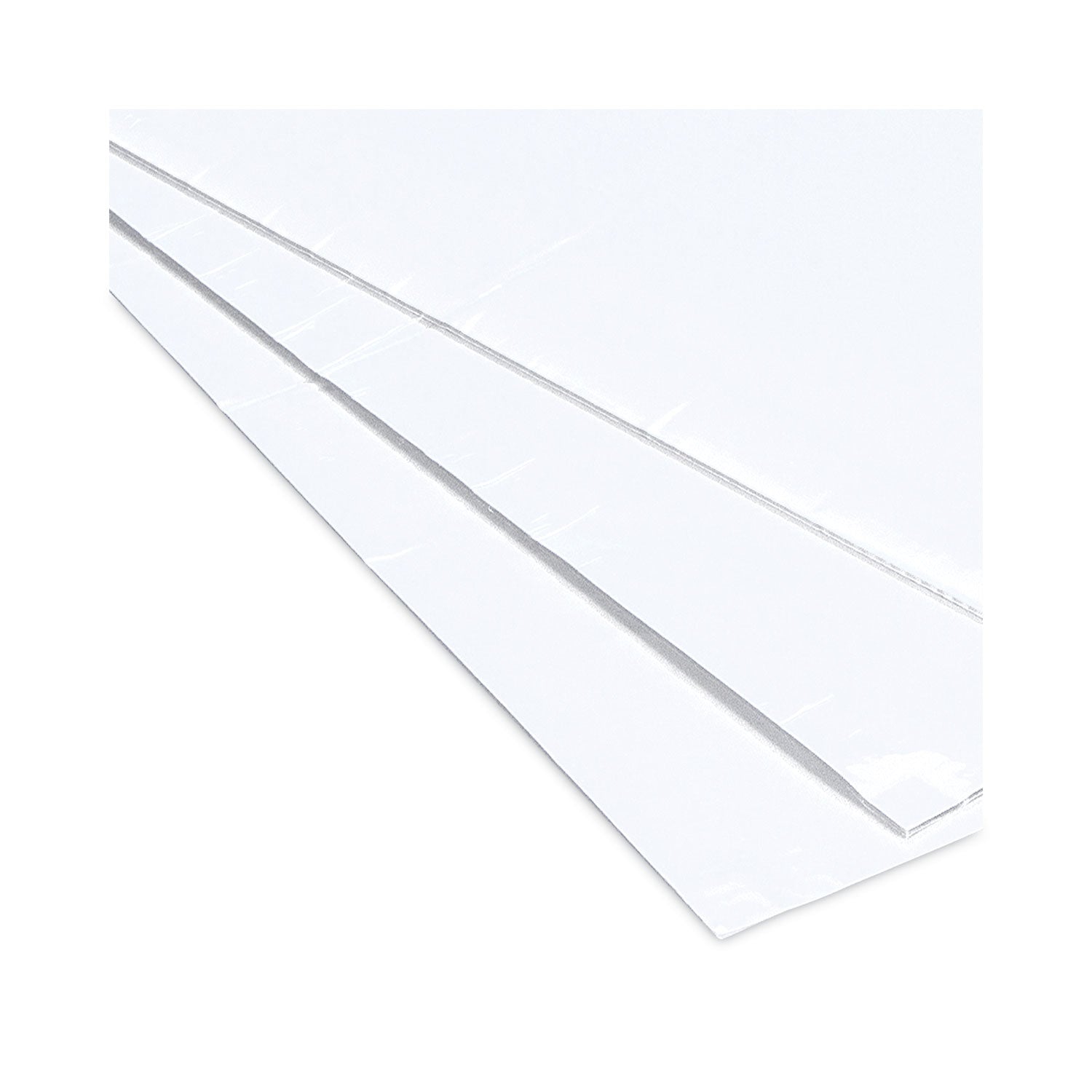 Crown Walk-N-Clean Mat 60-Sheet Refill Pad, 30 x 24, 4/Carton, White