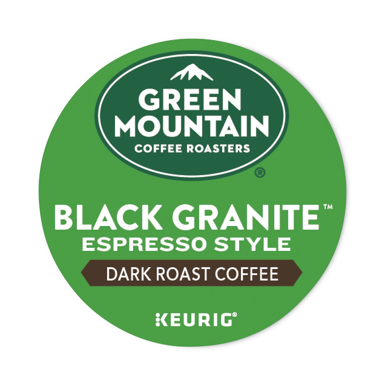 Green Mountain Coffee® Black Granite Espresso Style K-Cups, 24/Box