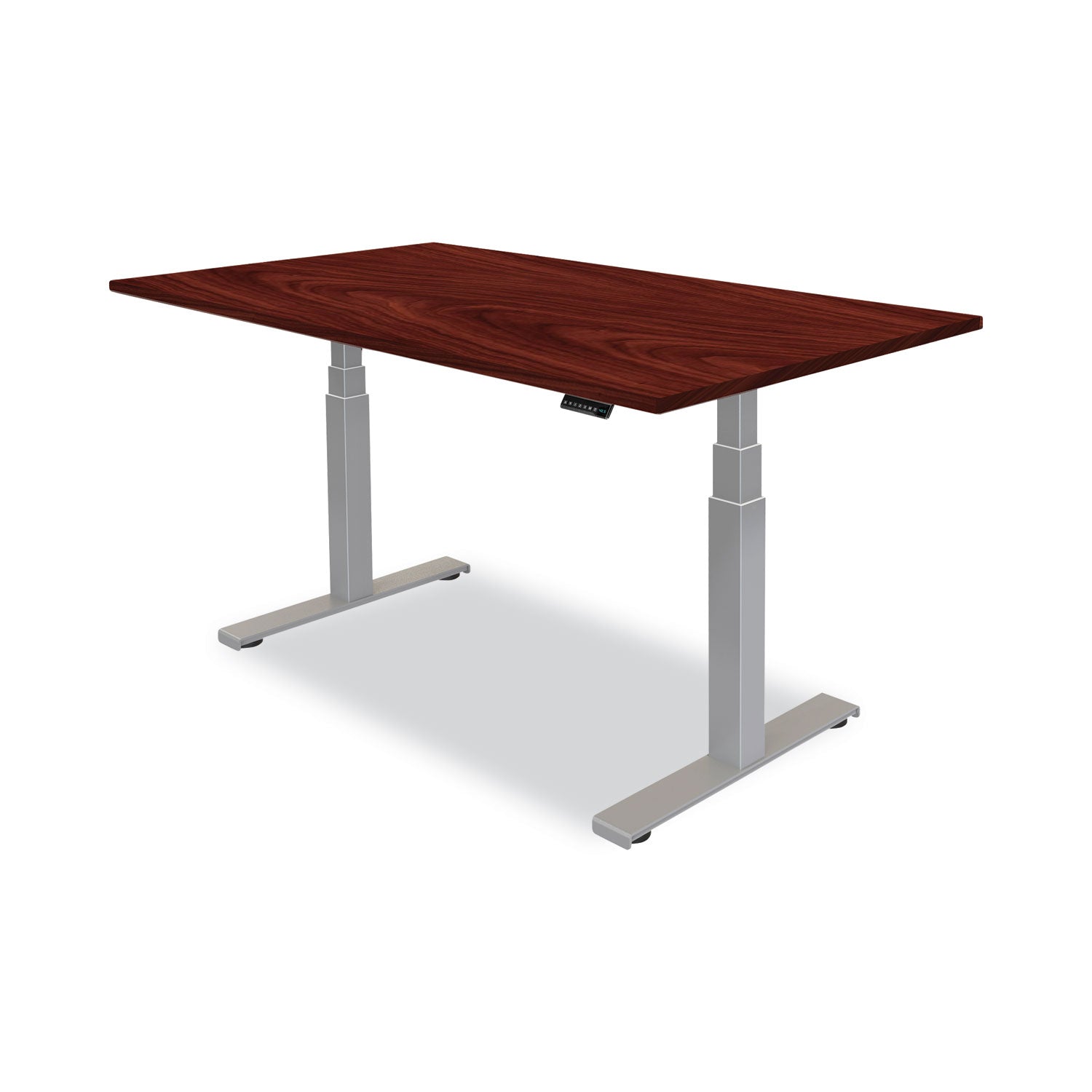 Fellowes® Levado Laminate Table Top, 48" x 24", Mahogany