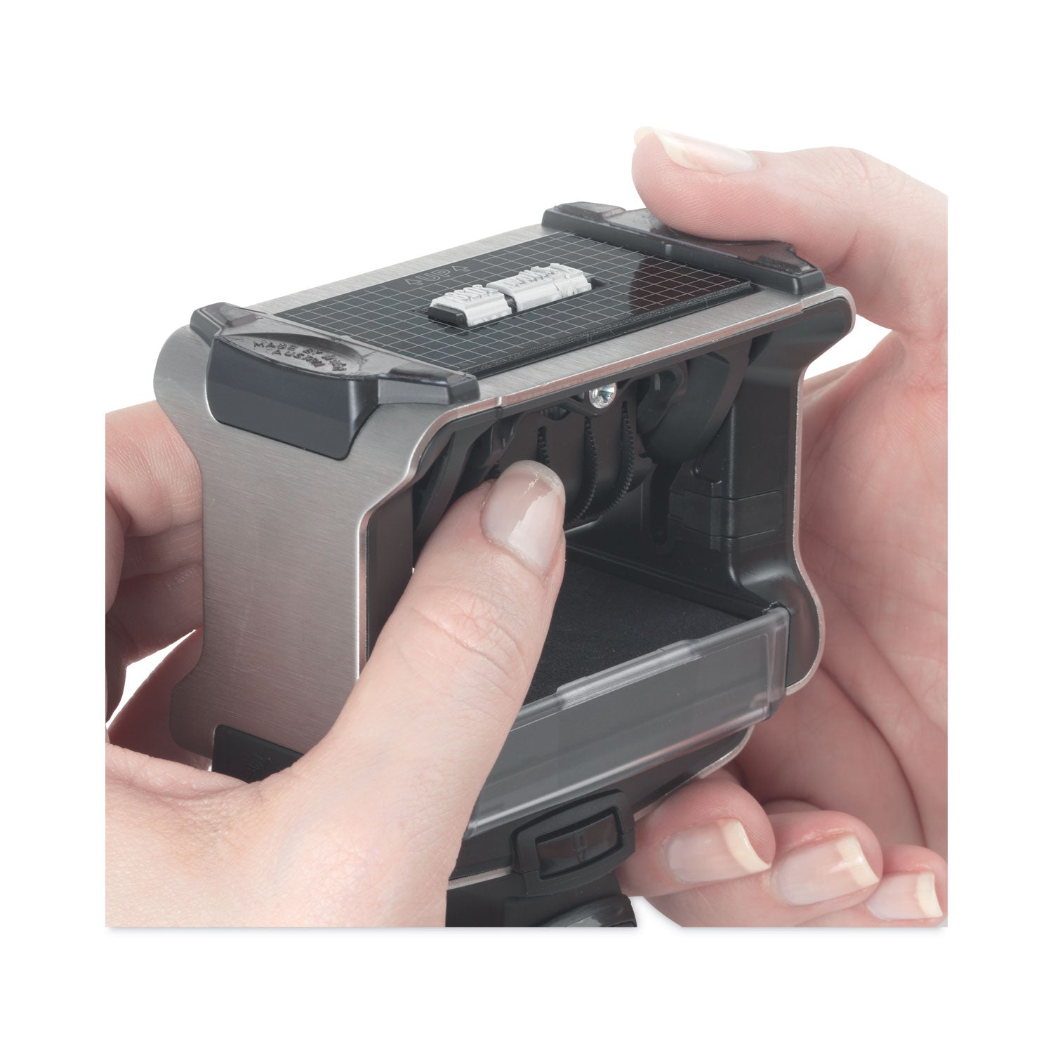 Trodat® Professional Date Stamp, Self-Inking, 1.63" x 0.38", Black