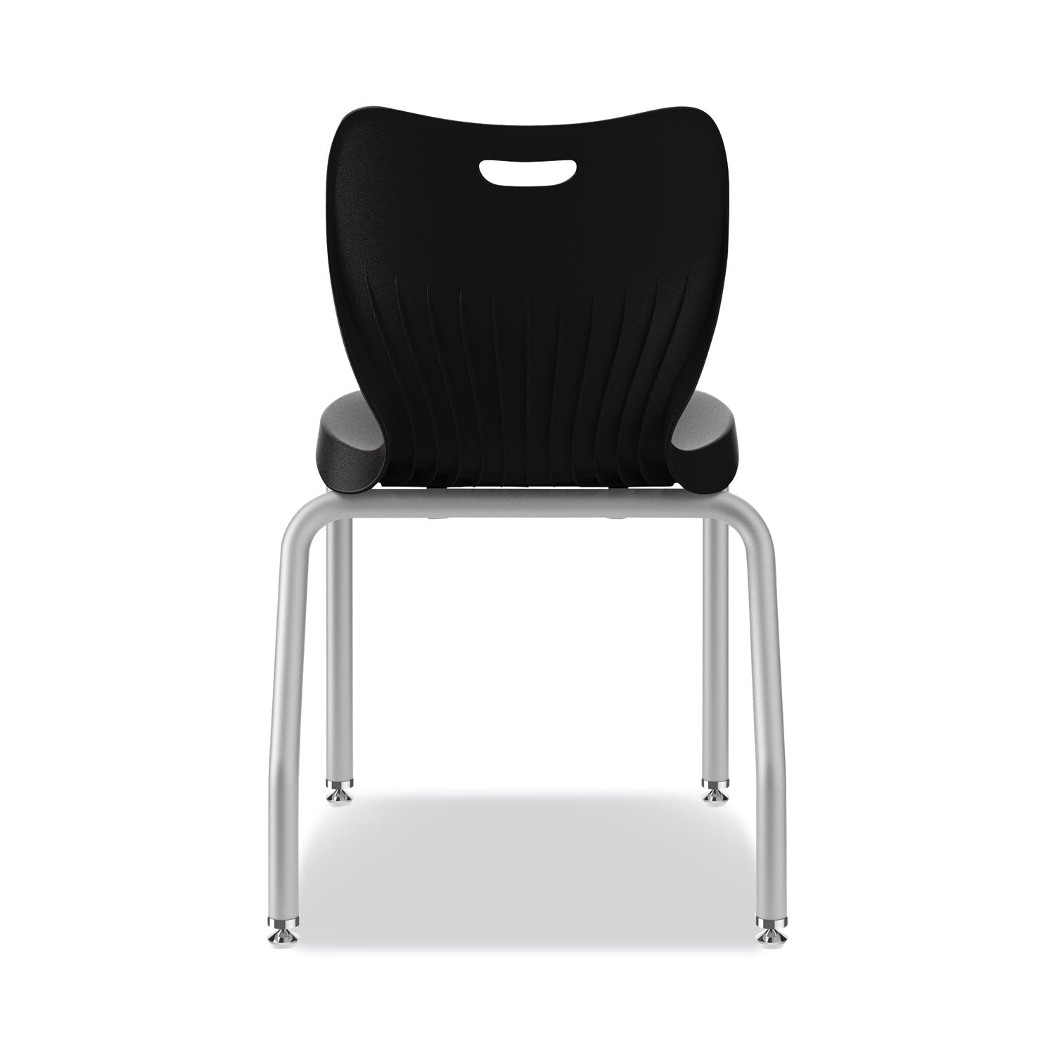 HON® SmartLink Four-Leg Chair, 19.5" x 19.63" x 31", Onyx Seat, Onyx Base, 4/Carton