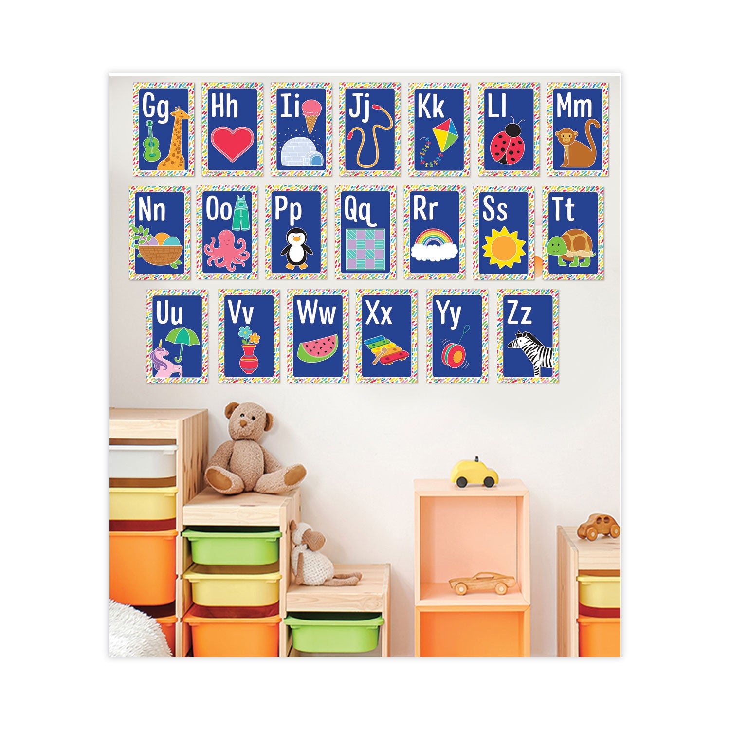 Carson-Dellosa Education Mini Posters, Alphabet, 26 Mini Posters