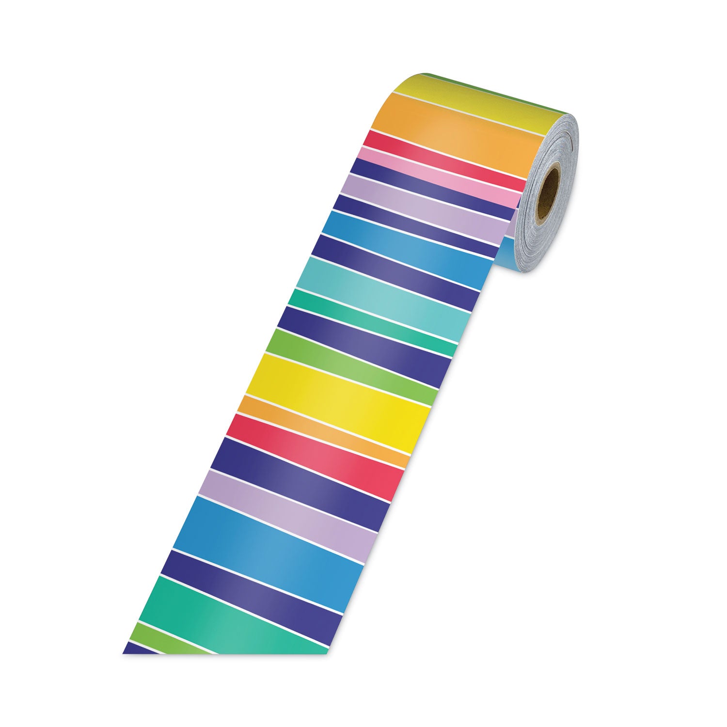 Carson-Dellosa Education Rolled Straight Borders, 2.25" x 65 ft, Rainbow