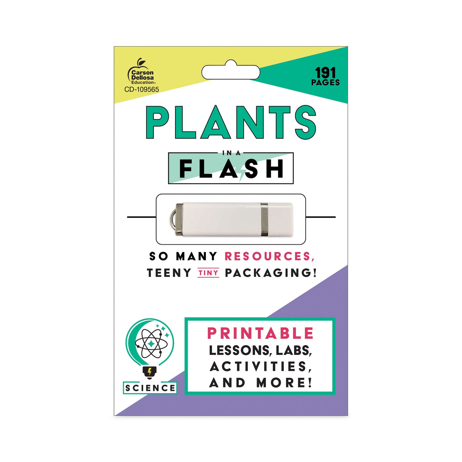 In a Flash USB, Plants, Ages 5-8, 191 Pages