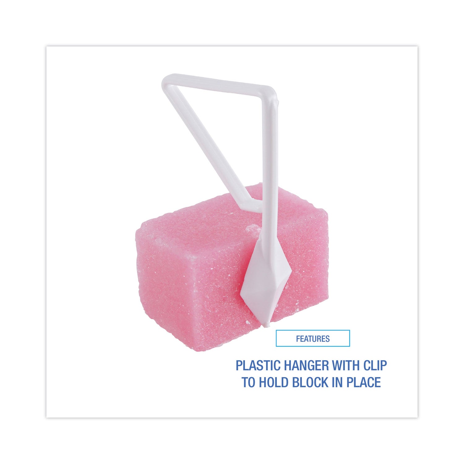 Toilet Bowl Para Deodorizer Block, Cherry Scent, 4 oz, Pink, 144/Carton Boardwalk® Flipcost