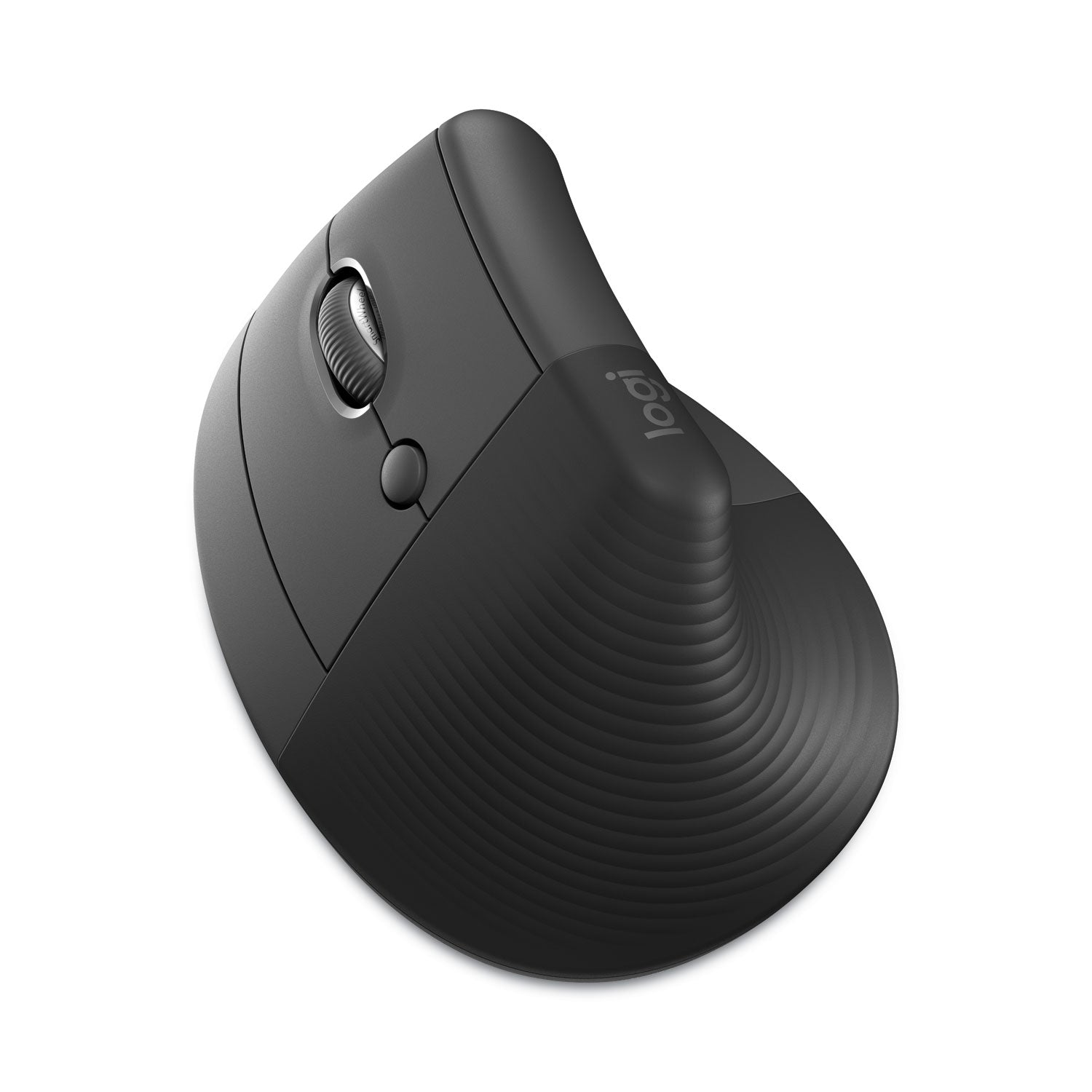 Logitech® Lift Vertical Ergonomic Mouse, 2.4 GHz Frequency/32 ft Wireless Range, Left Hand Use, Graphite