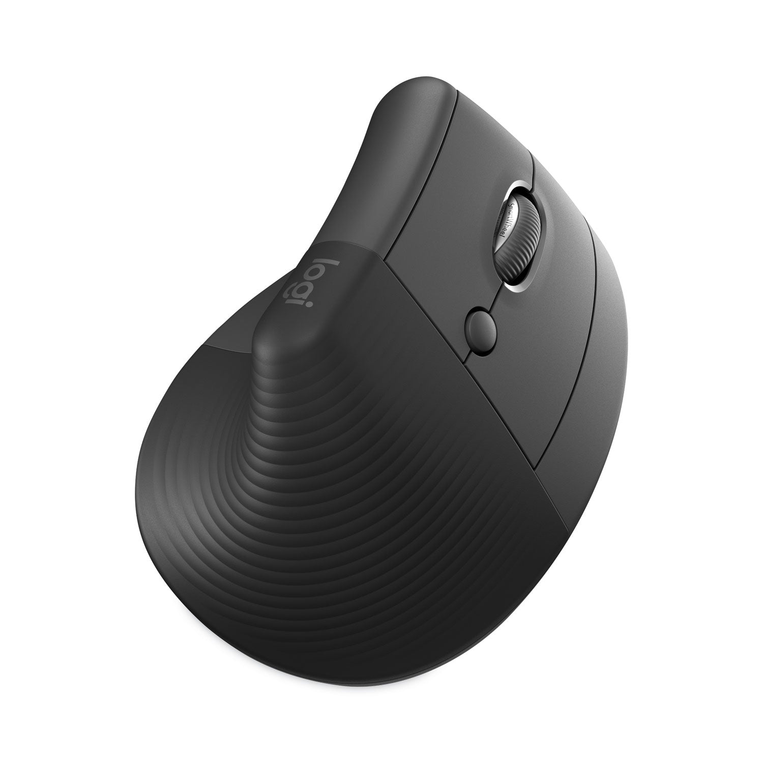 Logitech® Lift Vertical Ergonomic Mouse, 2.4 GHz Frequency/32 ft Wireless Range, Right Hand Use, Graphite