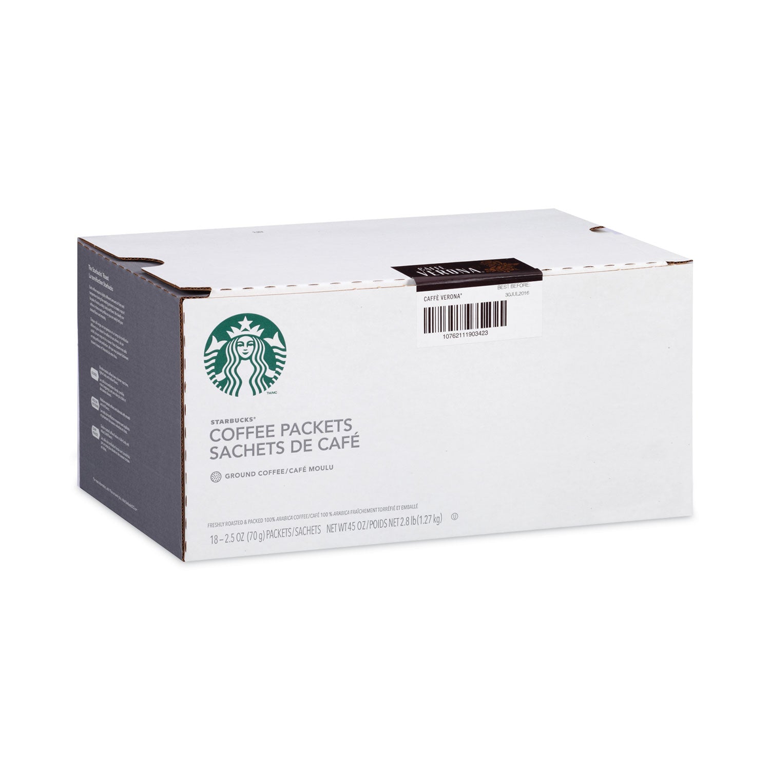 Starbucks® Coffee, Caffe Verona, 2.7 oz Packet, 72/Carton