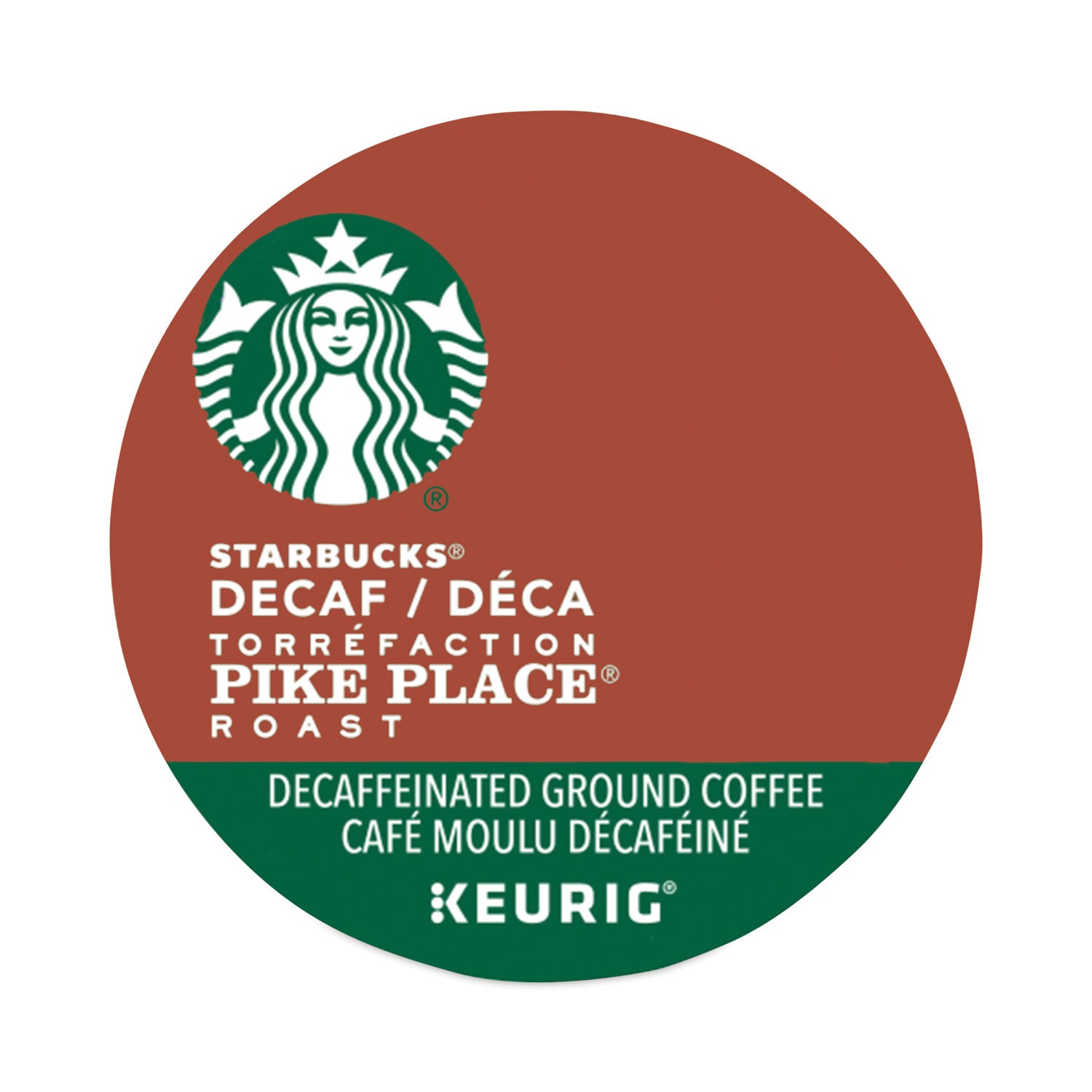 Starbucks® Pike Place Decaf Coffee K-Cups Pack, 24/Box