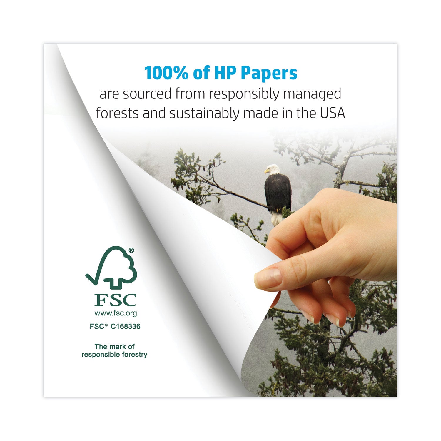 HP Papers CopyandPrint20 Paper, 92 Bright, 20 lb Bond Weight, 8.5 x 11, White, 400 Sheets/Ream, 6 Reams/Carton