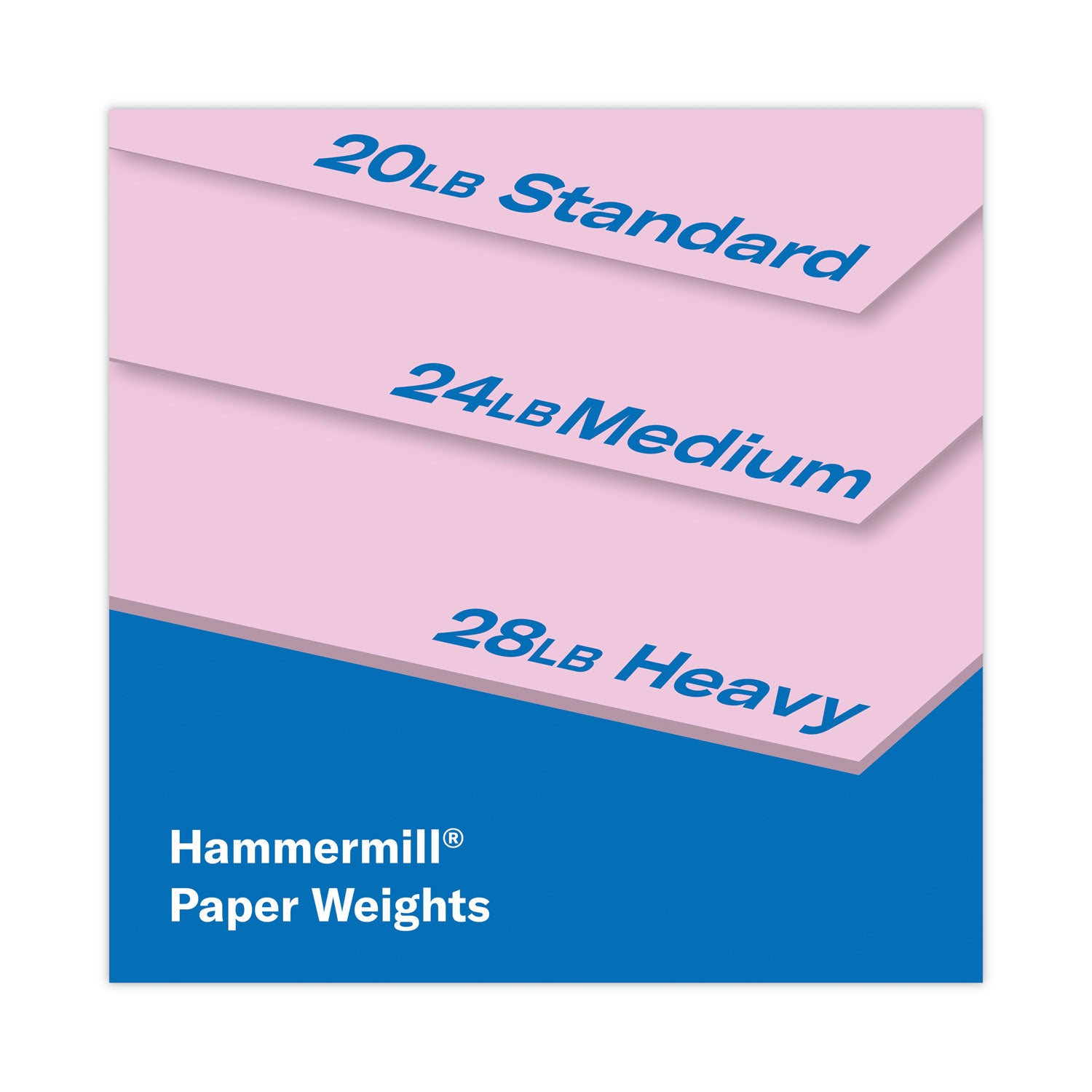 Hammermill® Colors Print Paper, 20 lb Bond Weight, 8.5 x 11, Lilac, 500 Sheets/Ream, 10 Reams/Carton