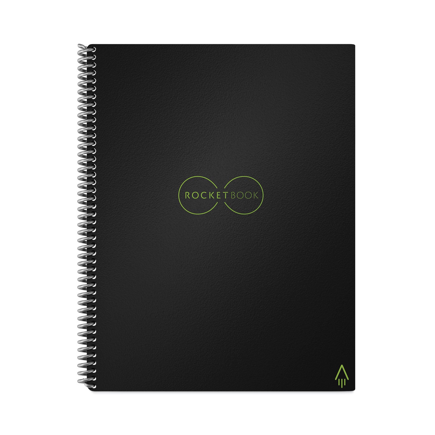 Rocketbook Core Smart Notebook, Medium/College Rule, Black Cover, (16) 11 x 8.5 Sheets