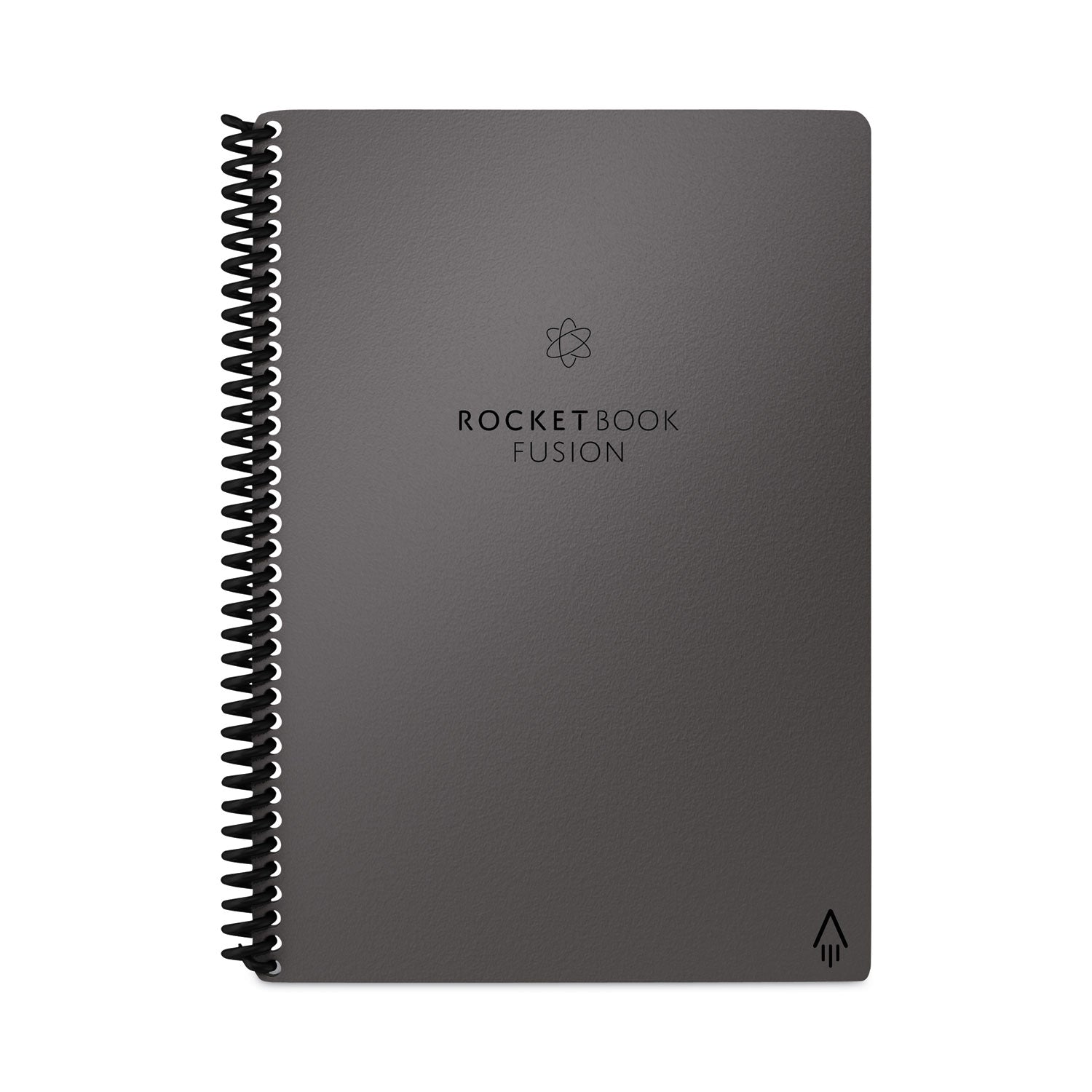 Rocketbook Fusion Smart Notebook, Seven Assorted Page Formats, Gray Cover, (21) 8.8 x 6 Sheets