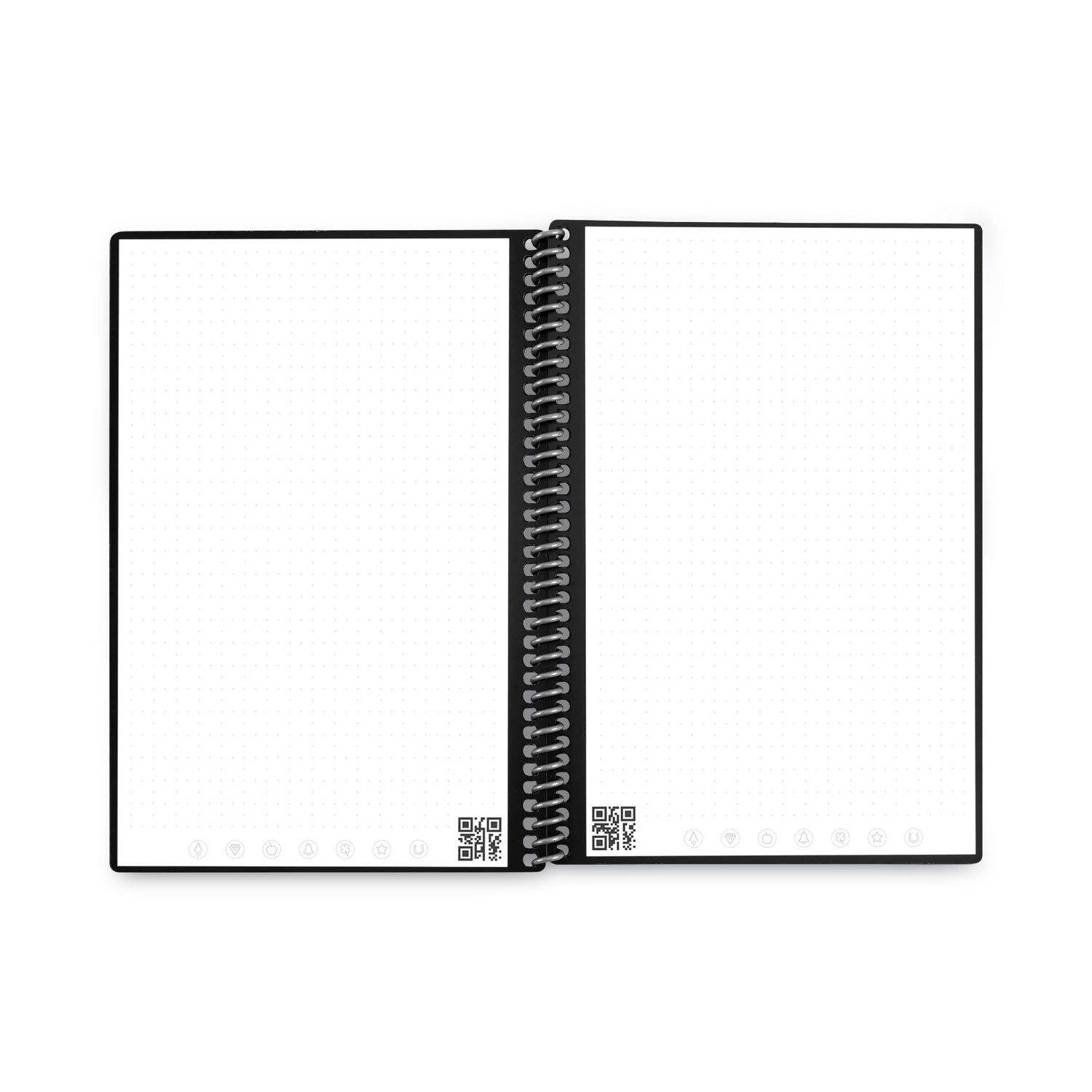 Rocketbook Fusion Smart Notebook, Seven Assorted Page Formats, Gray Cover, (21) 11 x 8.5 Sheets