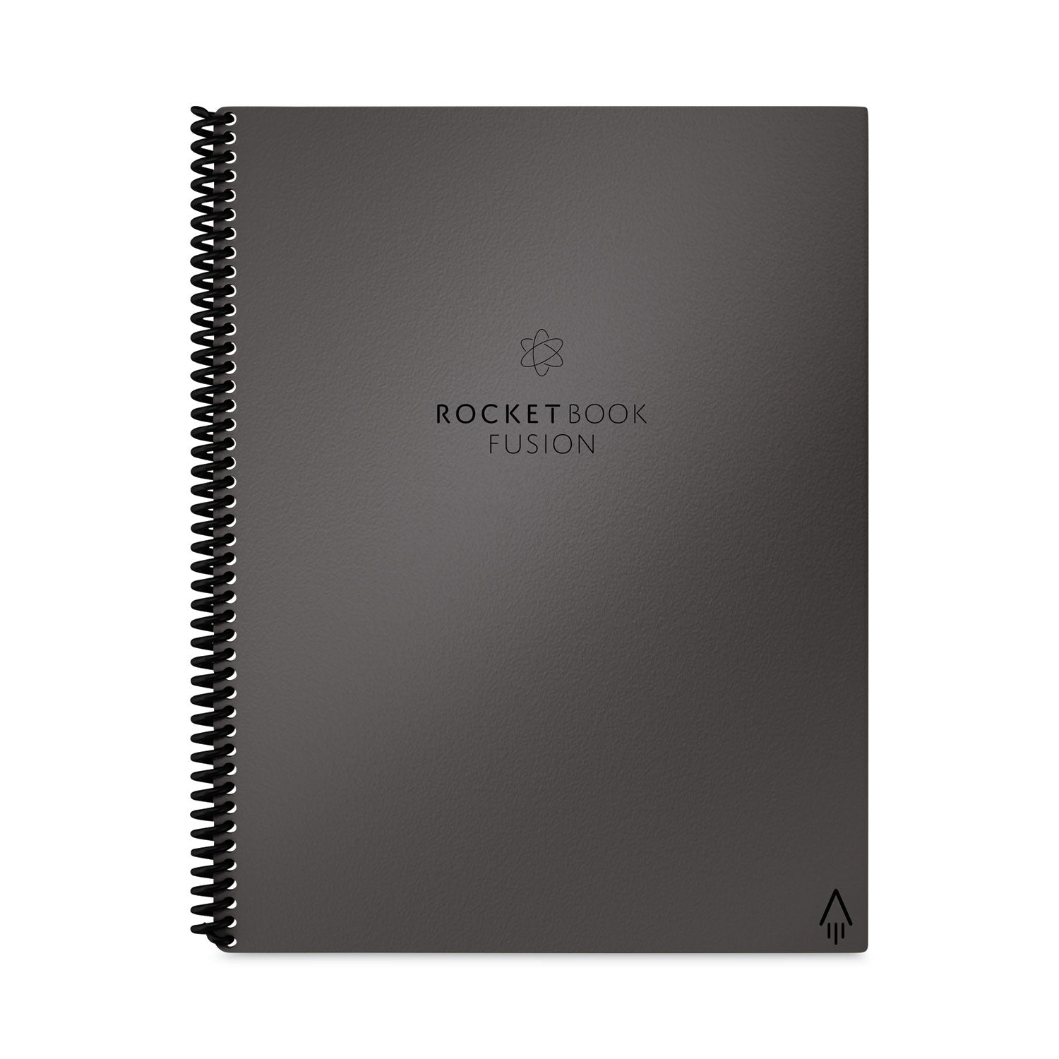 Rocketbook Fusion Smart Notebook, Seven Assorted Page Formats, Gray Cover, (21) 11 x 8.5 Sheets