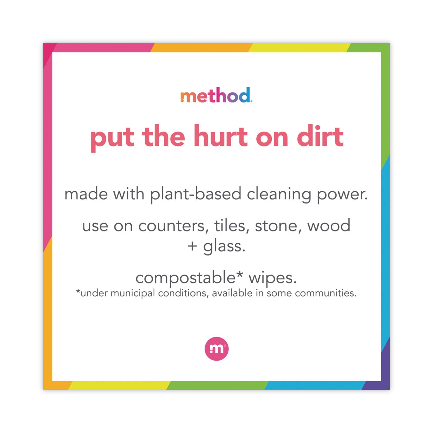 Method® All Surface Cleaner, Pink Grapefruit, 28 oz Spray Bottle, 8/Carton