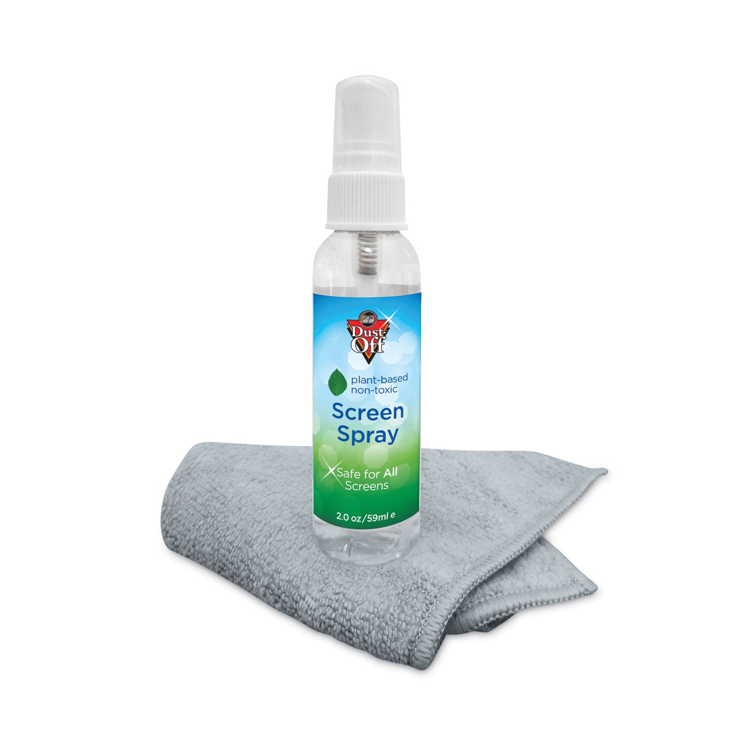 Laptop Computer Cleaning Kit, 50 mL Spray/Microfiber Cloth