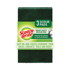 Scotch-Brite® Heavy-Duty Scour Pad, 3.8 x 6, Green, 10/Carton Flipcost Flipcost