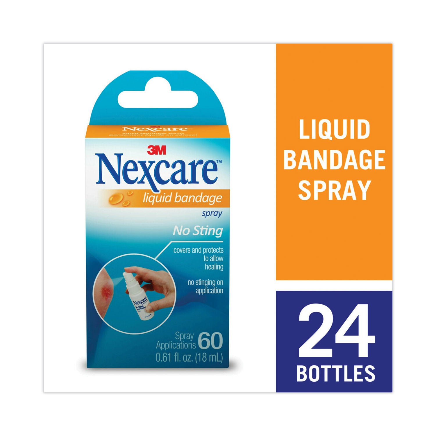 3M Nexcare™ No-Sting Liquid Bandage Spray, 0.61 oz