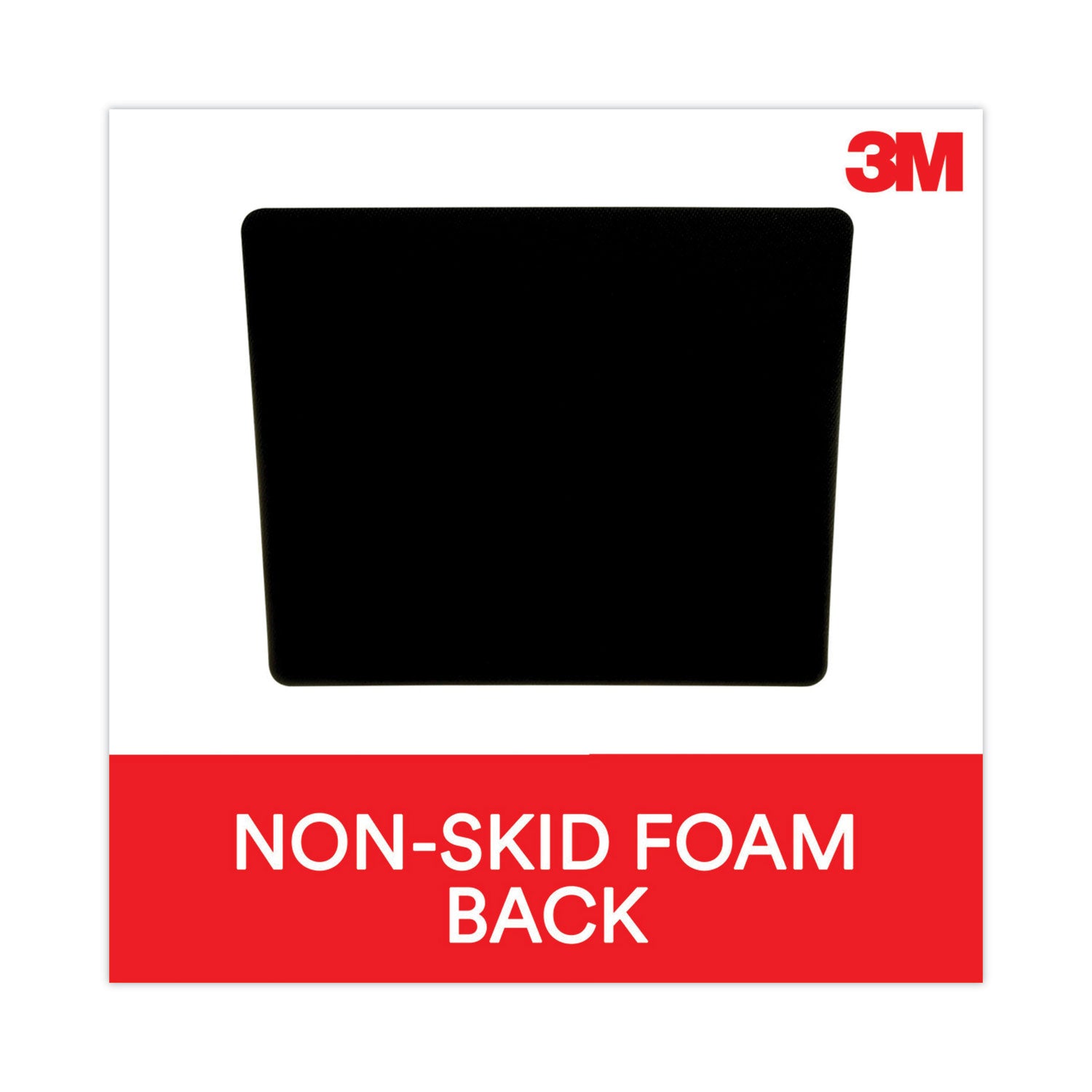 3M™ Precise Mouse Pad with Nonskid Back, 9 x 8, Bitmap Design