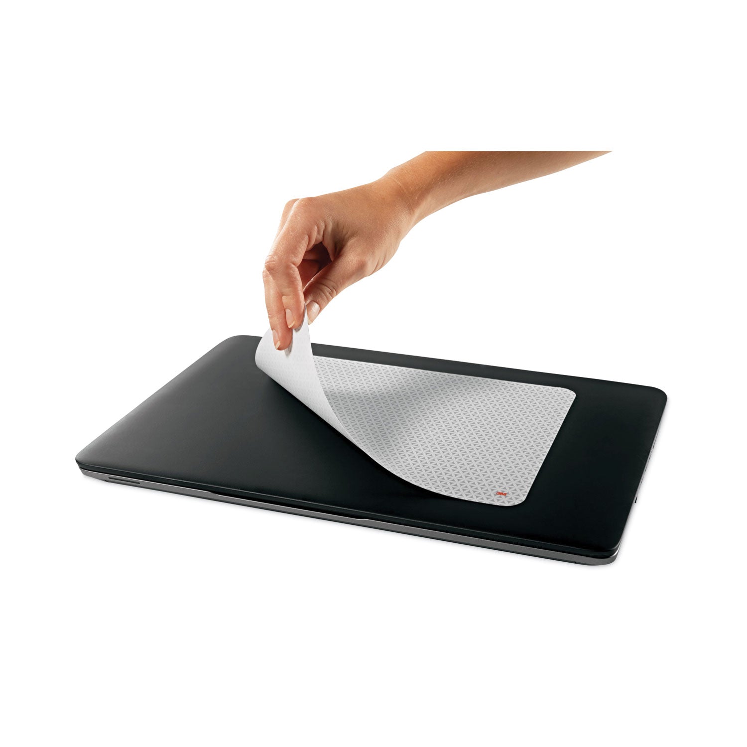 3M™ Precise Mouse Pad with Nonskid Repositionable Adhesive Back, 8.5 x 7, Bitmap Design