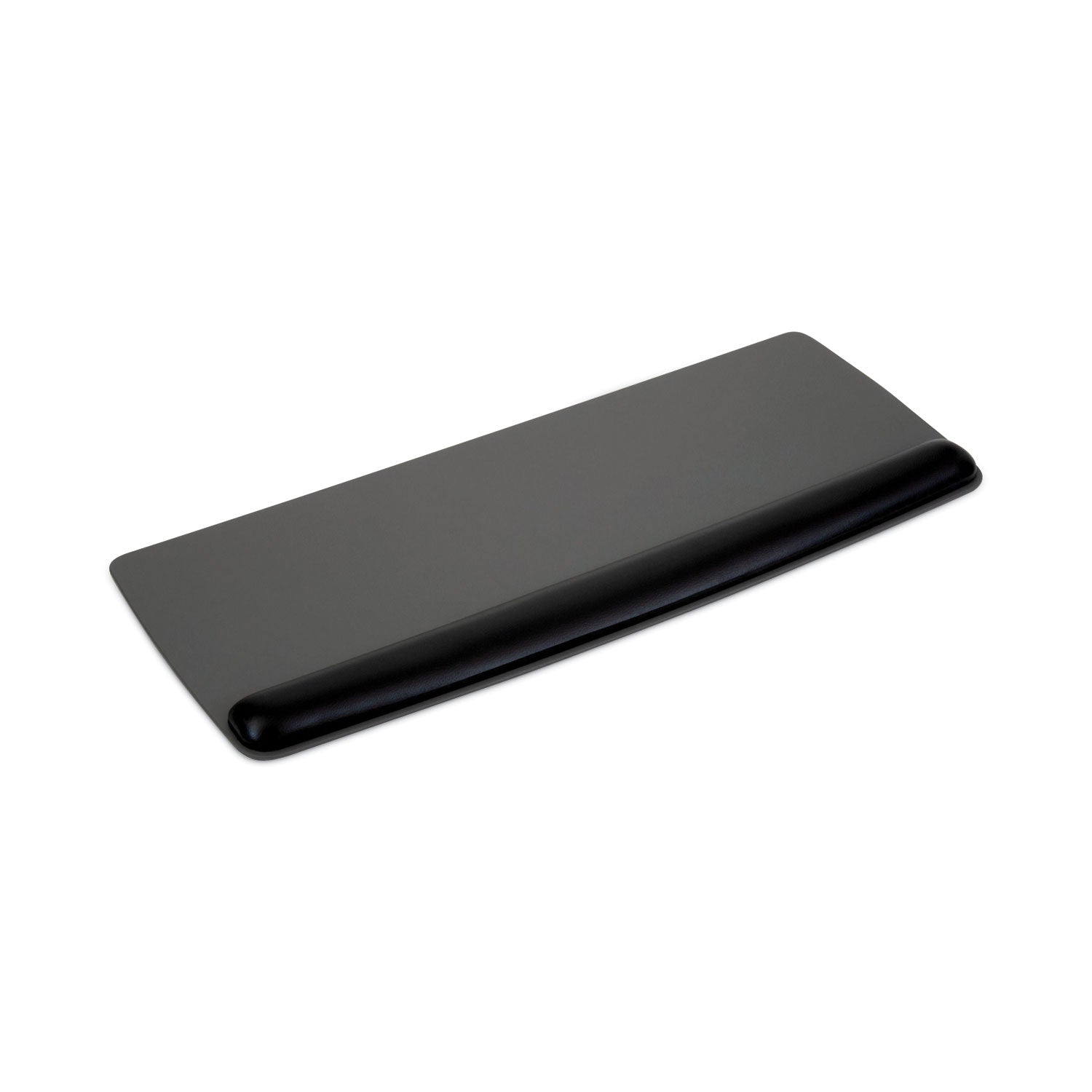 3M™ Antimicrobial Gel Mouse Pad/Keyboard Wrist Rest Platform, 25.5 x 10.6, Black/Silver