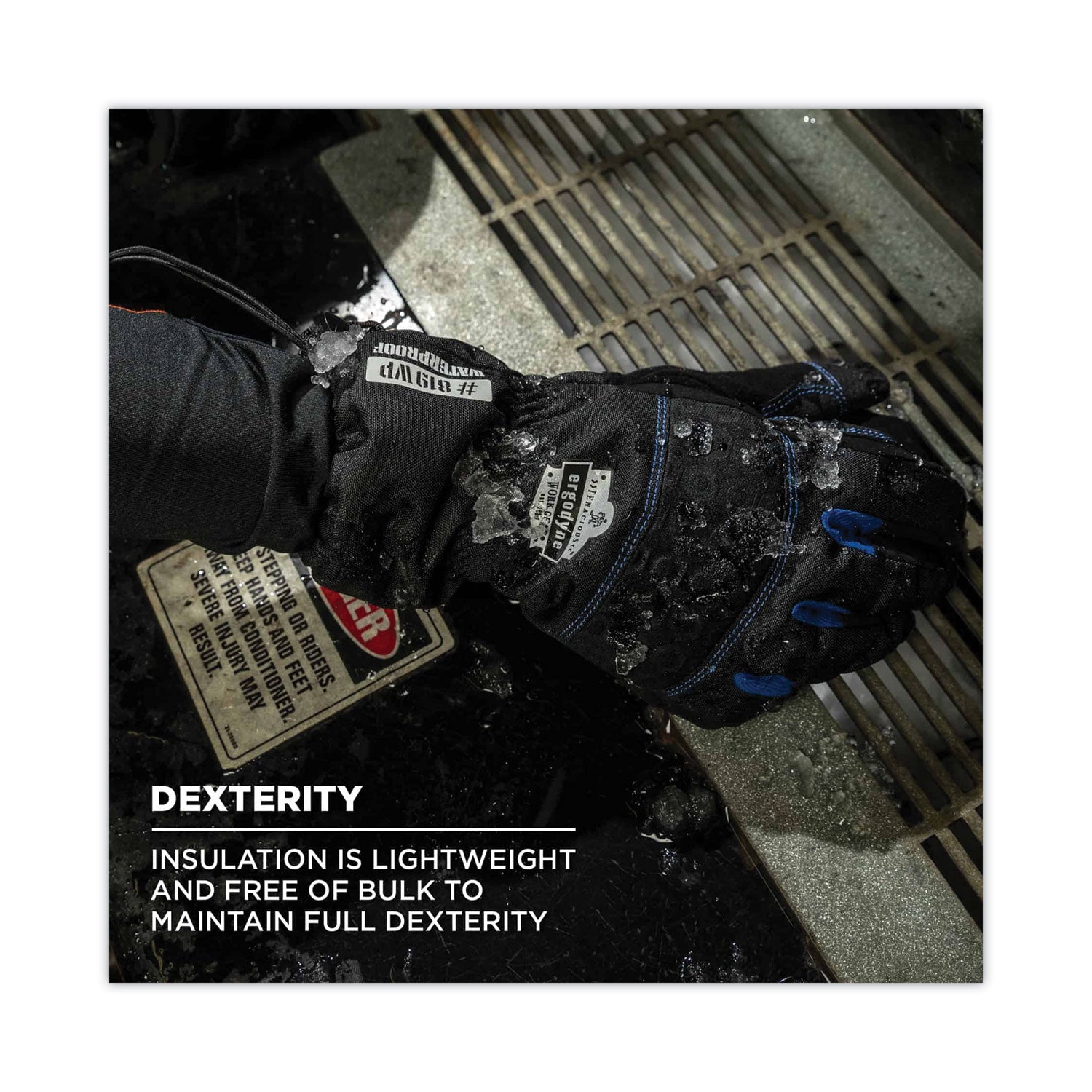 Ergodyne® ProFlex 819WP Extreme Thermal WP Gloves, Black, X-Large, Pair