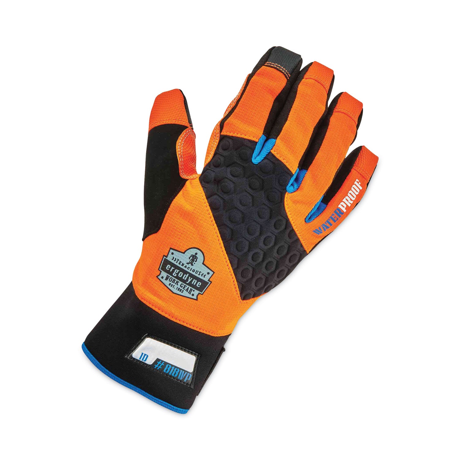 Ergodyne® ProFlex 818WP Thermal WP Gloves with Tena-Grip, Orange, Small, Pair