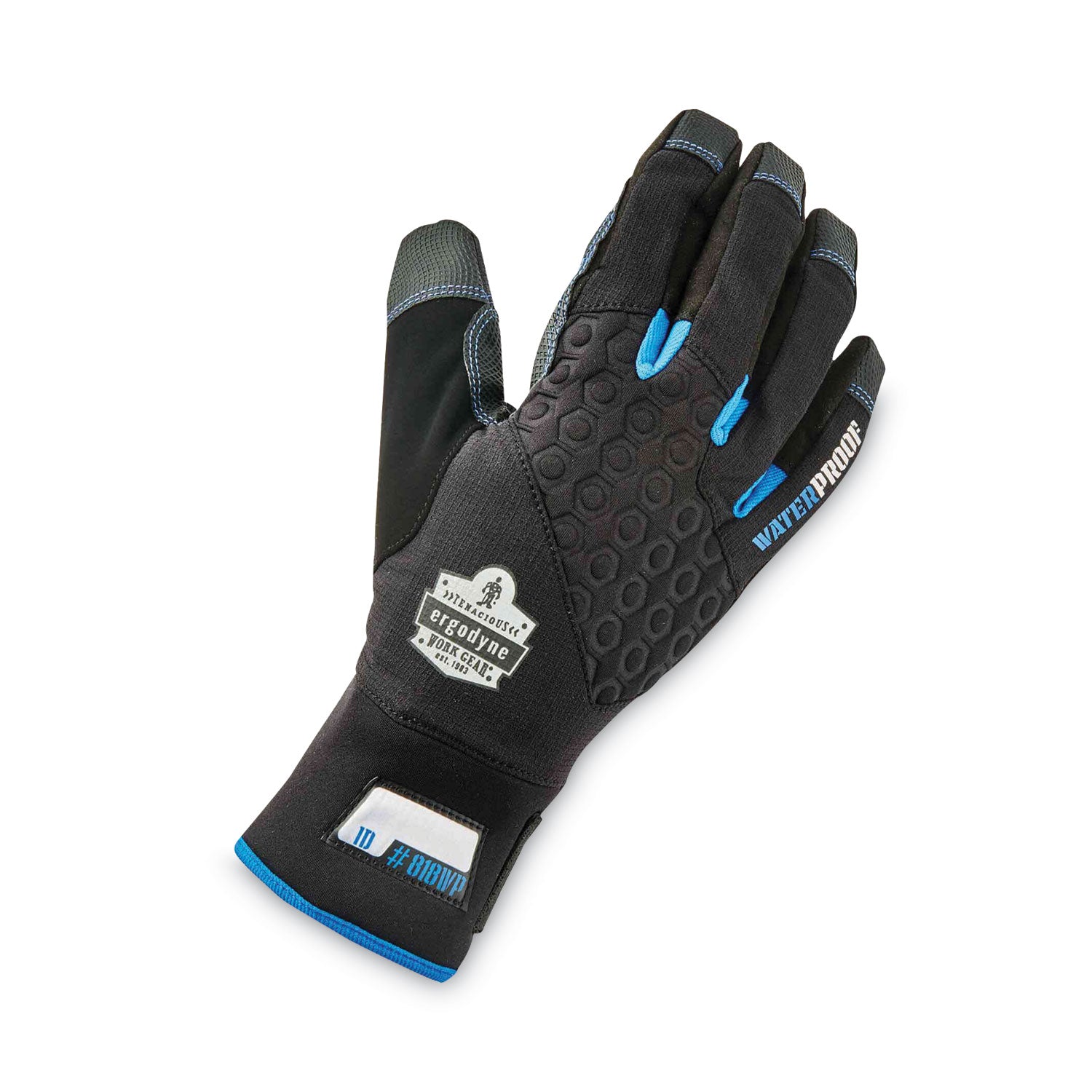 Ergodyne® ProFlex 818WP Thermal WP Gloves with Tena-Grip, Black, 2X-Large, Pair