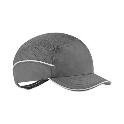 Skullerz 8955 Lightweight Bump Cap Hat, Short Brim, Black - Flipcost