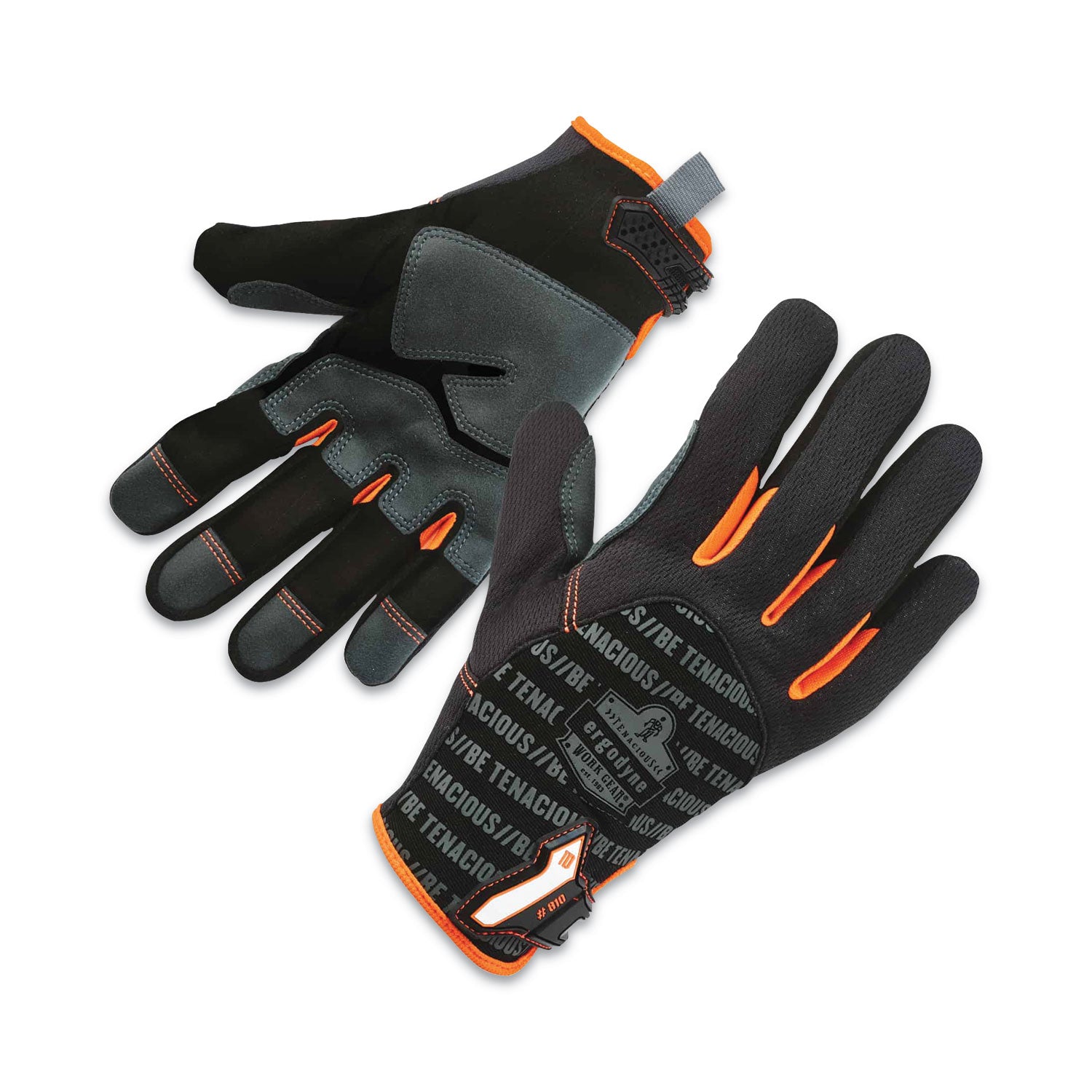 ProFlex 810 Reinforced Utility Gloves, Black, Small, Pair