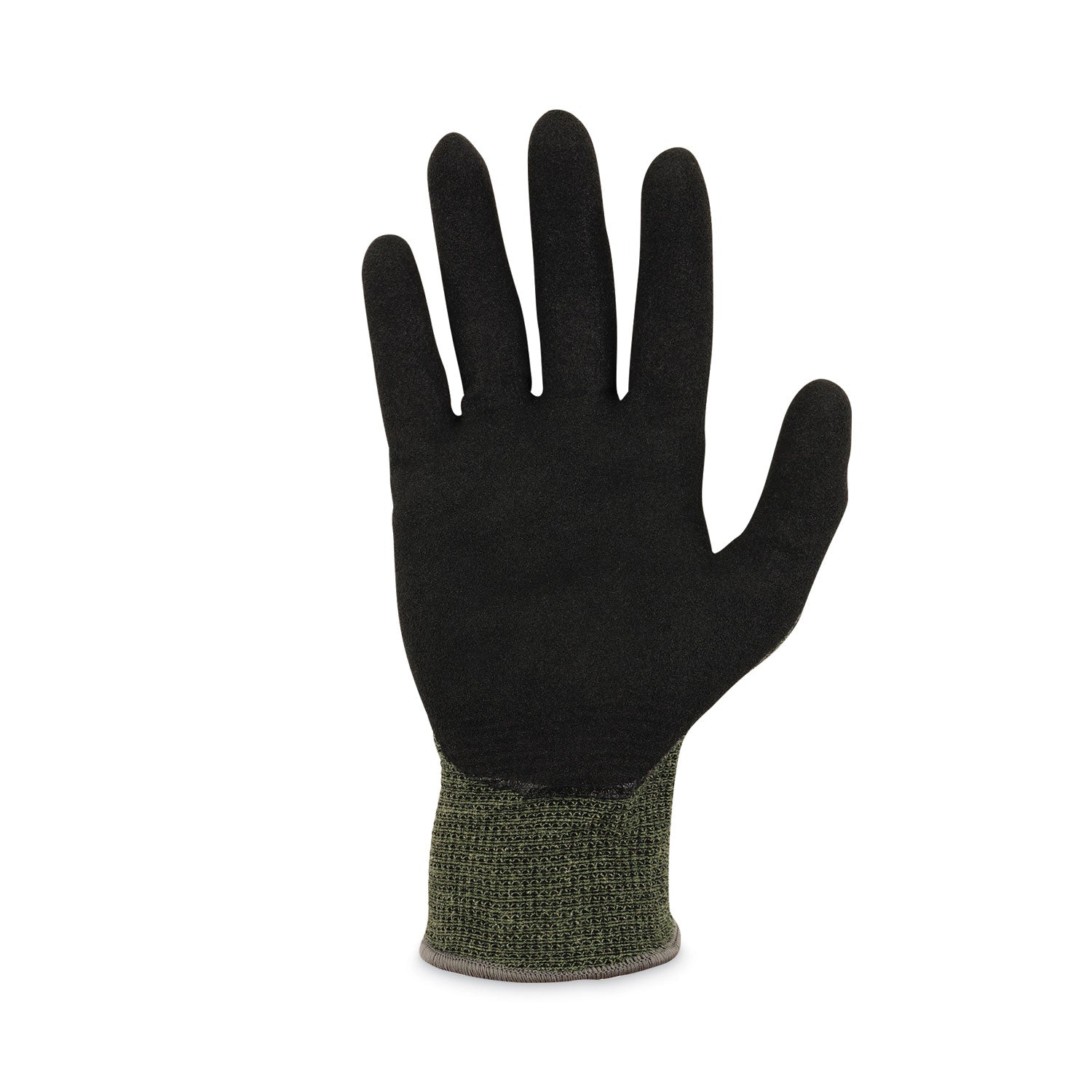 Ergodyne® ProFlex 7042 ANSI A4 Nitrile-Coated CR Gloves, Green, Small, Pair