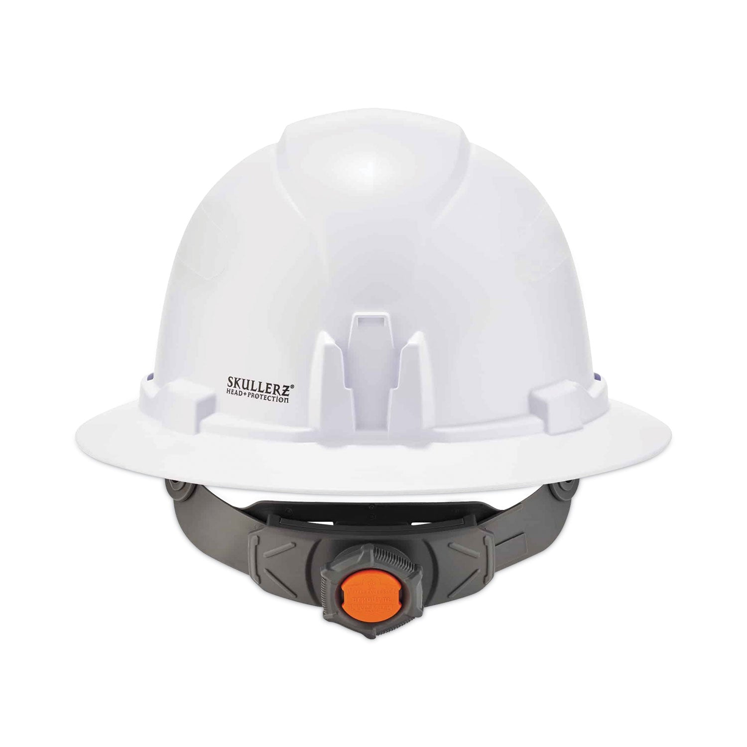 Ergodyne® Skullerz 8971LED Class E Hard Hat Full Brim with LED Light, White