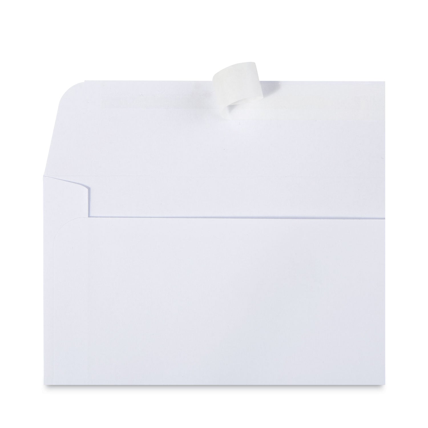 Universal® Peel Seal Strip Business Envelope, #6 3/4, Square Flap, Self-Adhesive Closure, 3.63 x 6.5, White, 100/Box