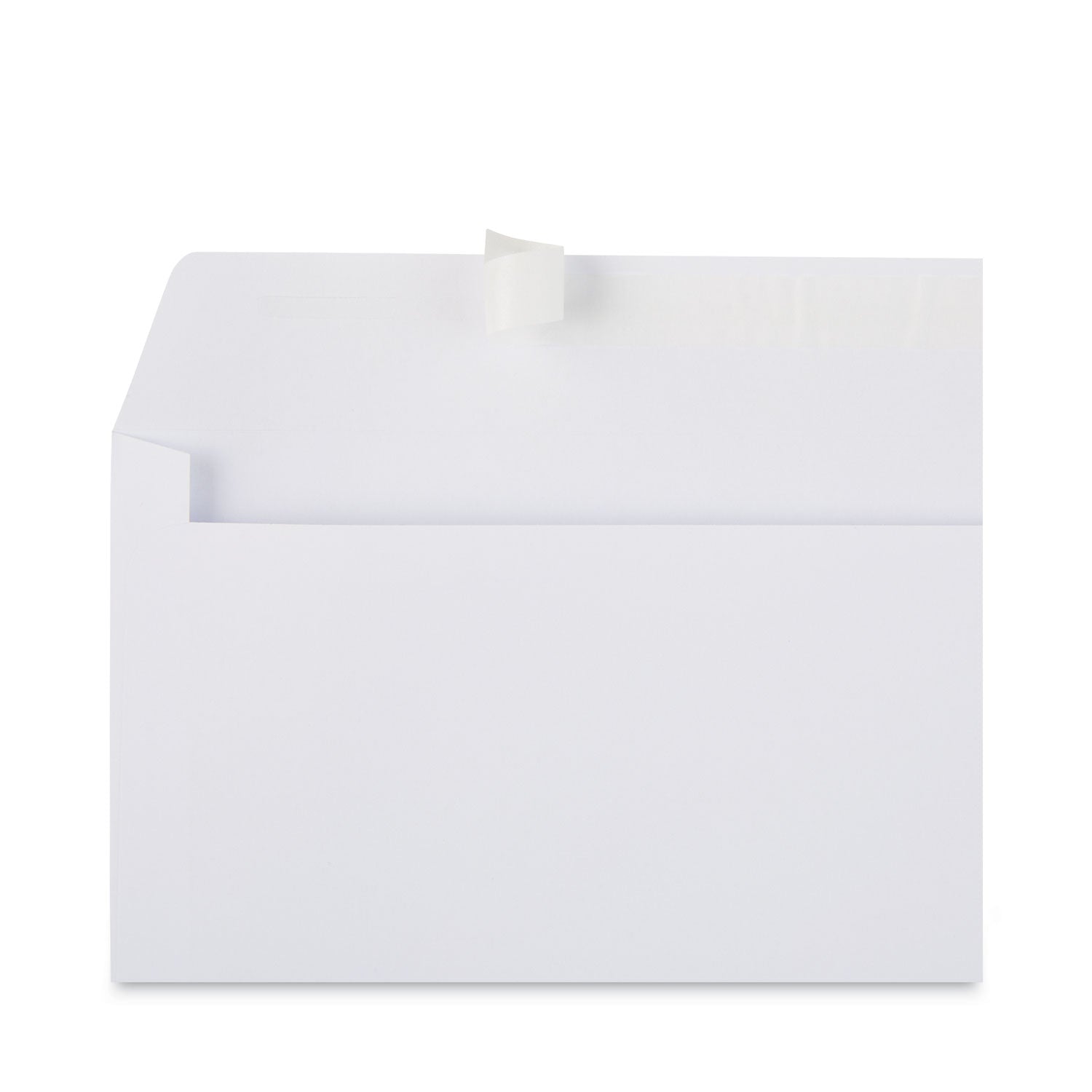 Universal® Peel Seal Strip Business Envelope, #10, Square Flap, Self-Adhesive Closure, 4.13 x 9.5, White, 100/Box