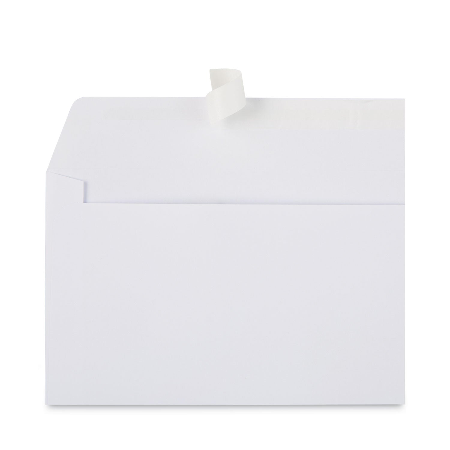 Universal® Open-Side Business Envelope, 1 Window, #10, Commercial Flap, Gummed Closure, 4.13 x 9.5, White, 250/Box