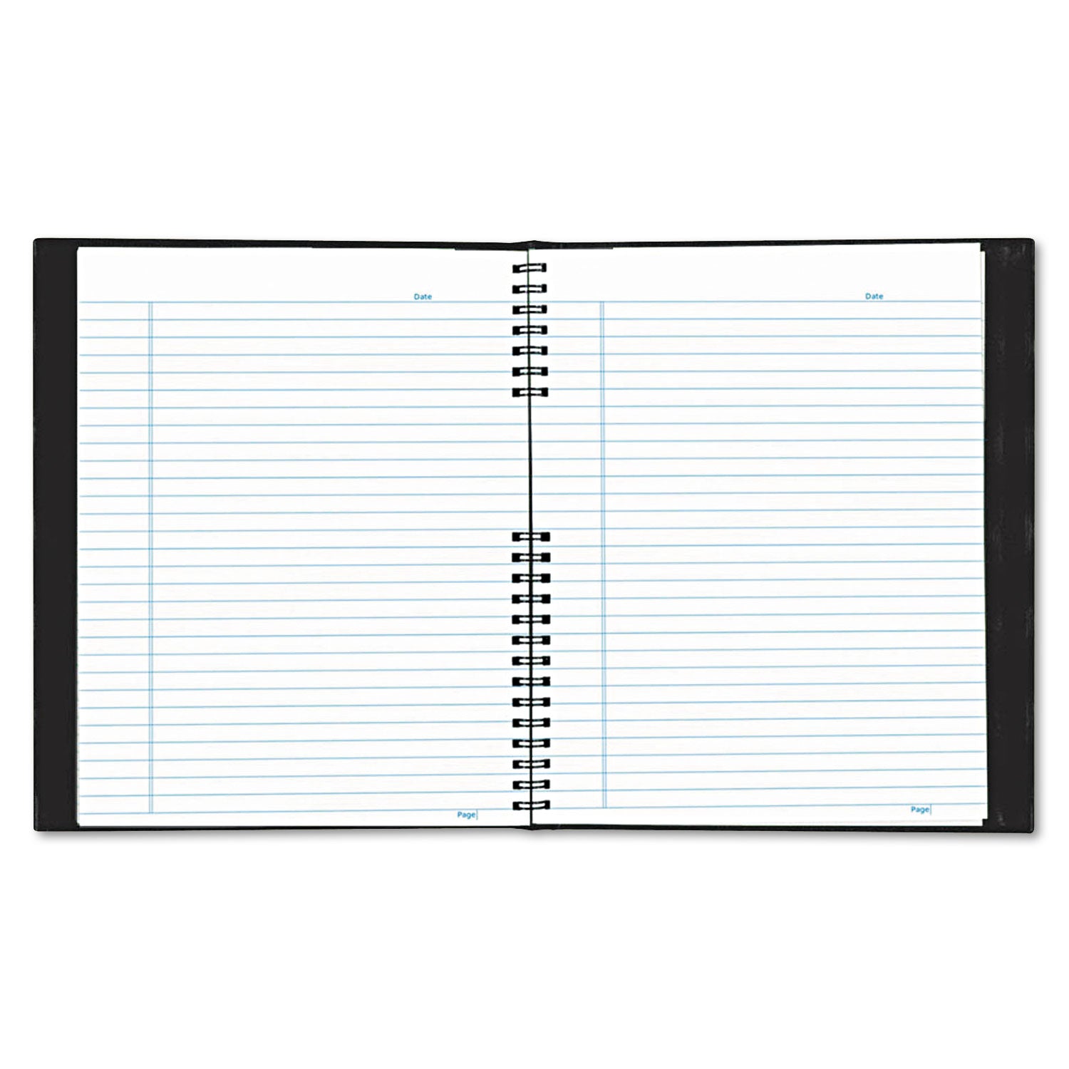 Blueline® EcoLogix NotePro Executive Notebook, 1-Subject, Medium/College Rule, Black Cover, (100) 11 x 8.5 Sheets