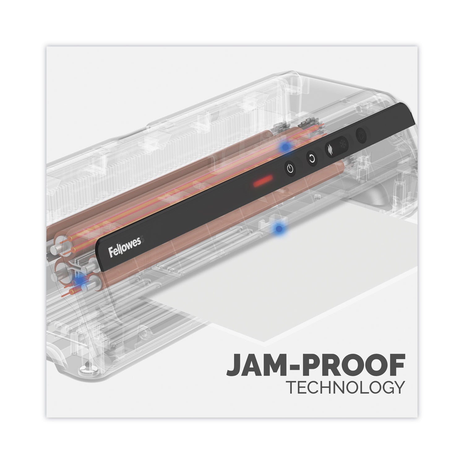 Fellowes® Jupiter 125 Laminator, 6 Rollers, 12.5 Max Document Width, 10 mil Max Document Thickness