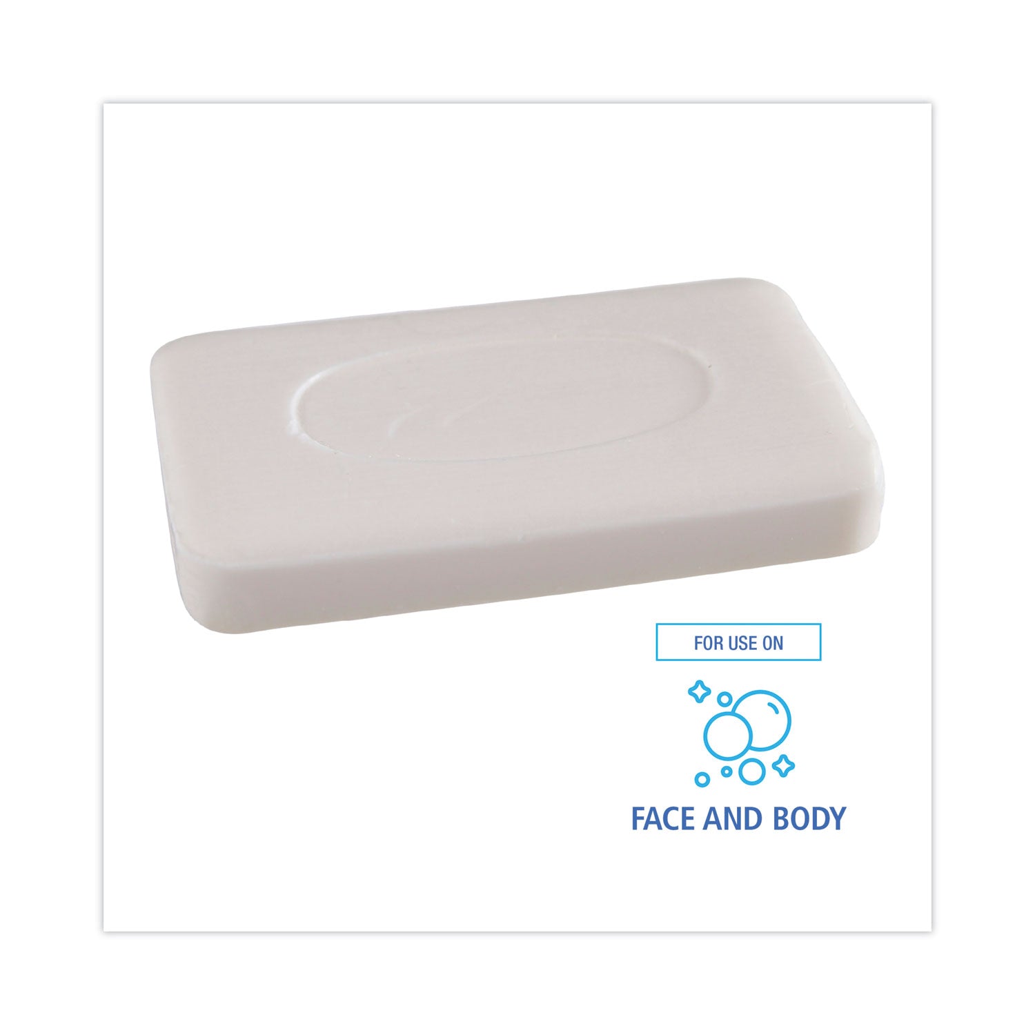 Boardwalk® Face and Body Soap, Unwrapped, Floral Fragrance, # 3 Bar