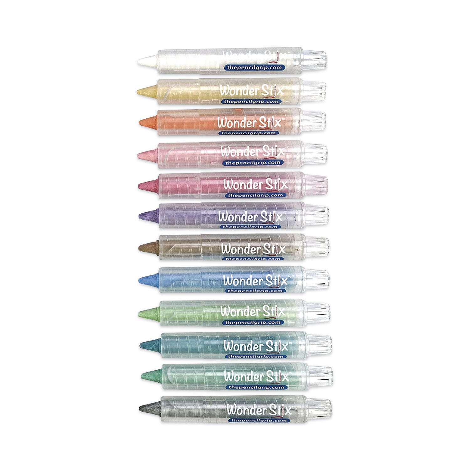 The Pencil Grip™ Wonder Stix, 3.75 x 0.2, Assorted Colors, 12/Pack