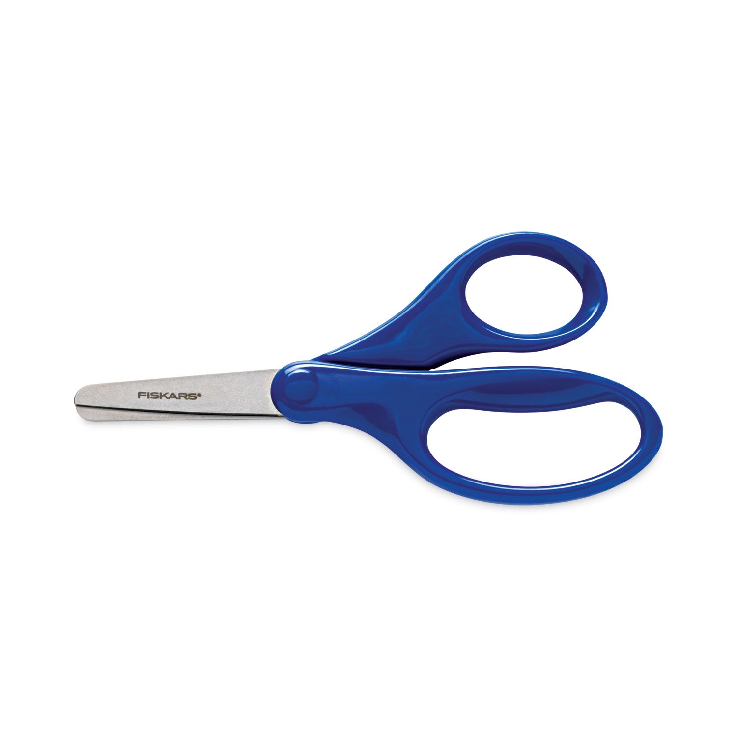 Kids Scissors, Rounded Tip, 5" Long, 1.75" Cut Length, Straight Handle, Randomly Assorted Handle Color