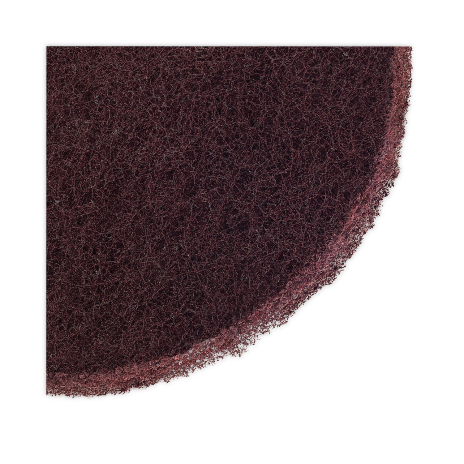 Boardwalk® Deep Scrub Pads, 16" Diameter, Maroon, 10/Carton