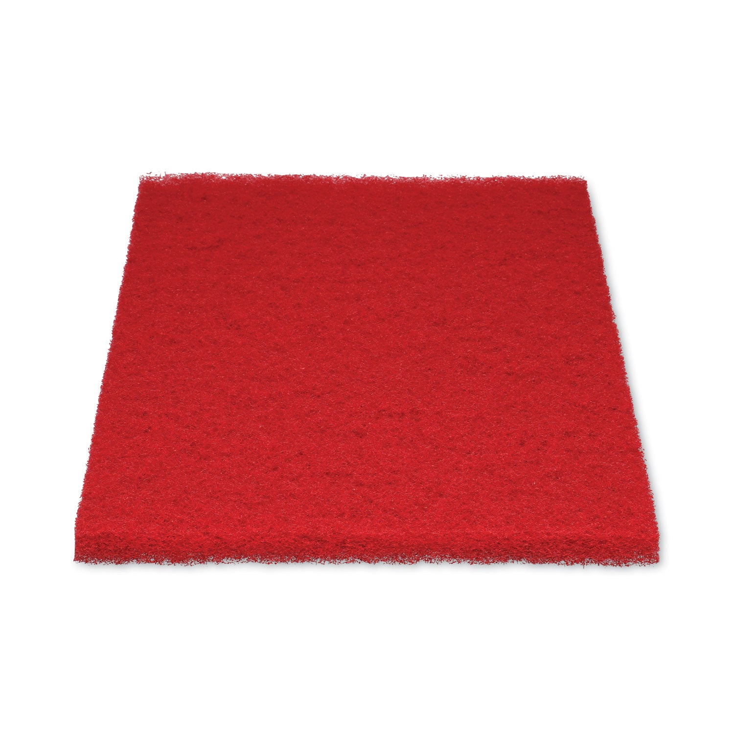 Boardwalk® Buffing Floor Pads, 28 x 14, Red, 10/Carton