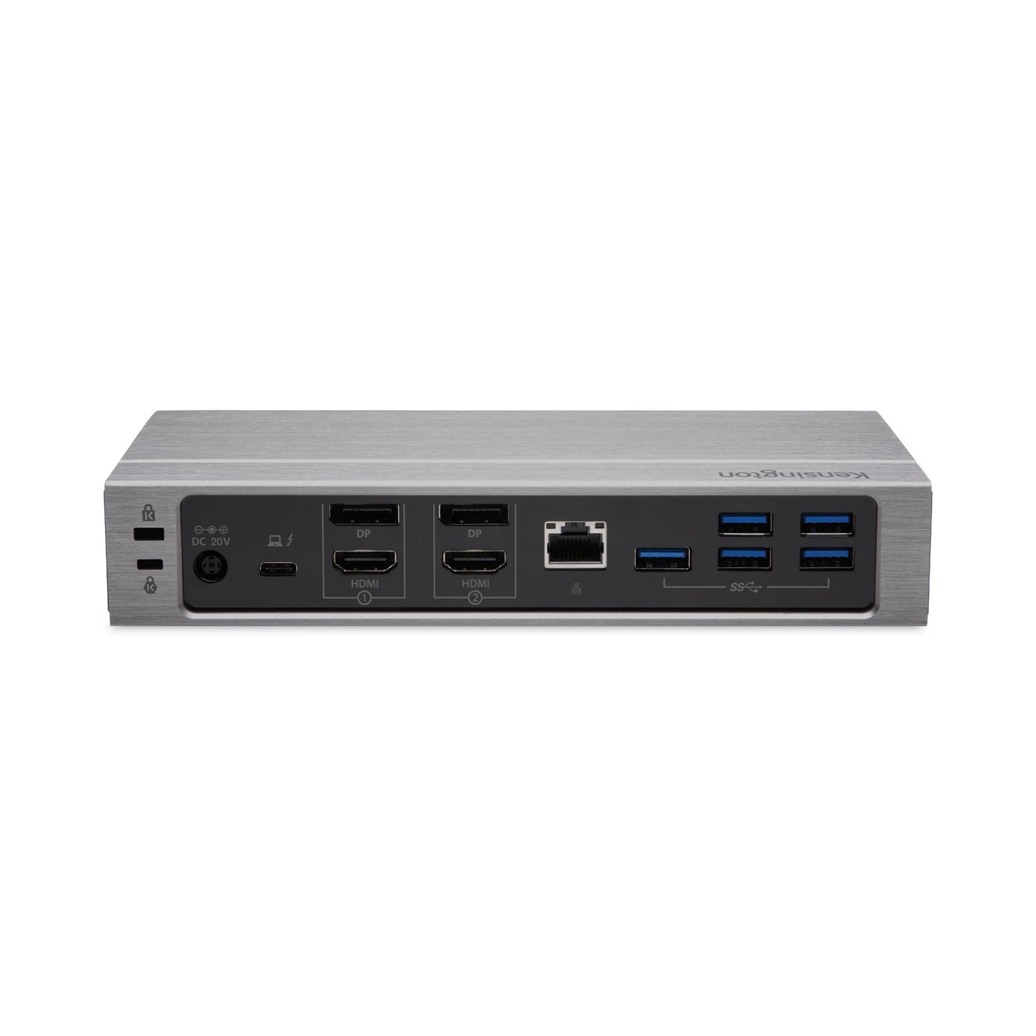 Kensington® SD5600T Thunderbolt 3 and USB-C Dual 4K Hybrid Docking Station, Black/Silver