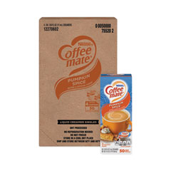 NESTLE Liquid Coffee Creamer, Pumpkin Spice, 0.38 oz Mini Cups, 50/Box, 4 Boxes/Carton, 200 Total/Carton - Flipcost