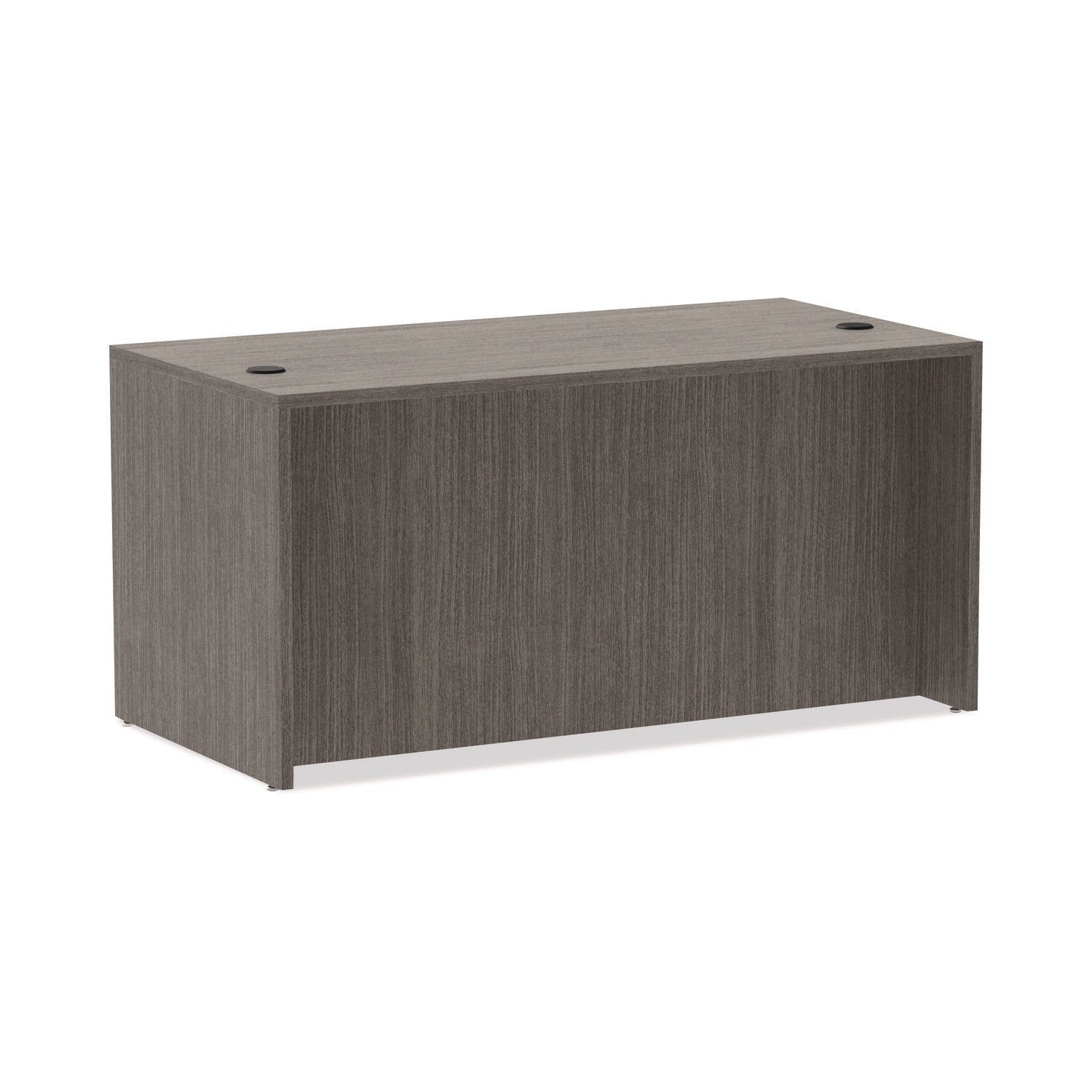 Alera® Alera Valencia Series Straight Front Desk Shell, 59.13" x 29.5" x 29.63", Gray