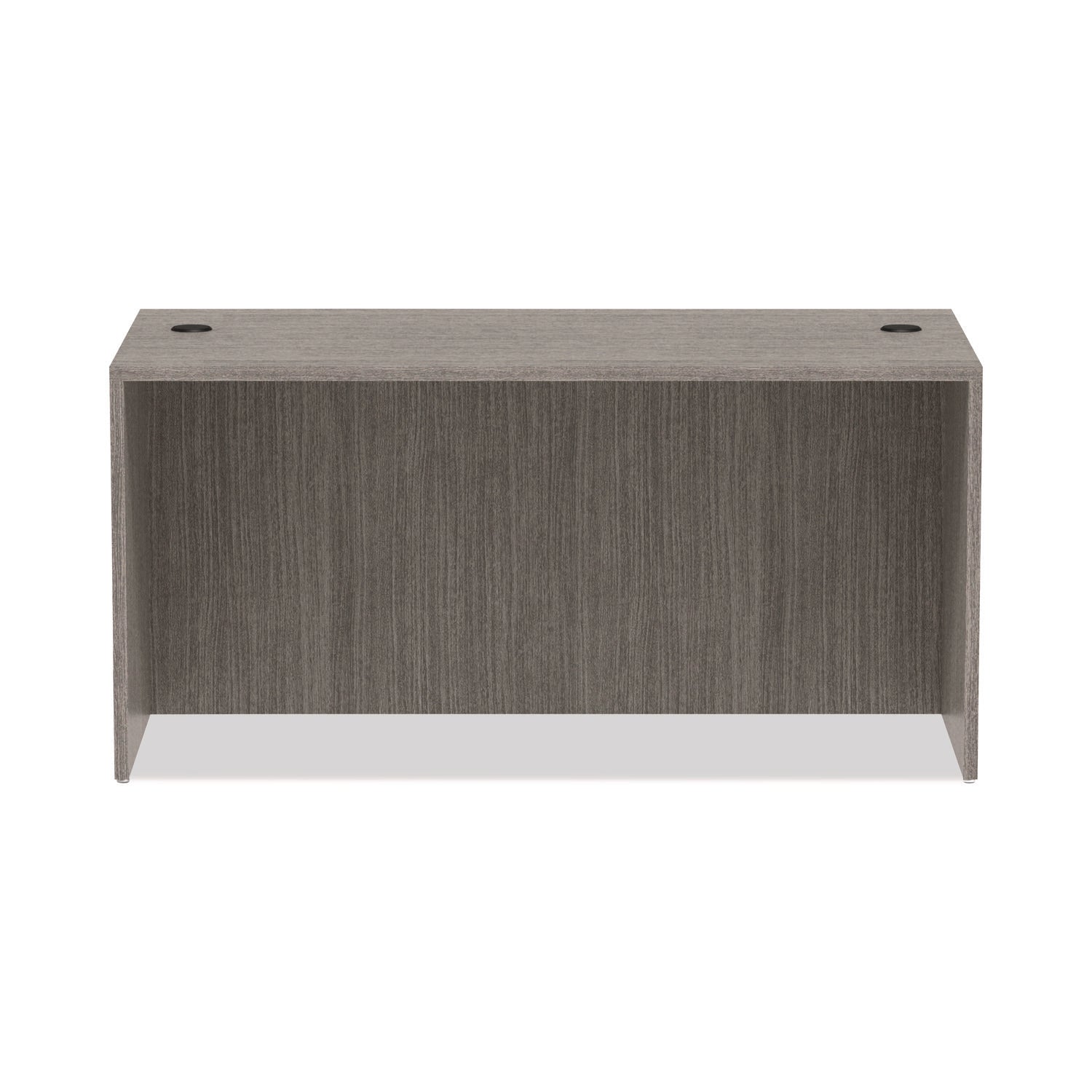 Alera® Alera Valencia Series Straight Front Desk Shell, 59.13" x 29.5" x 29.63", Gray